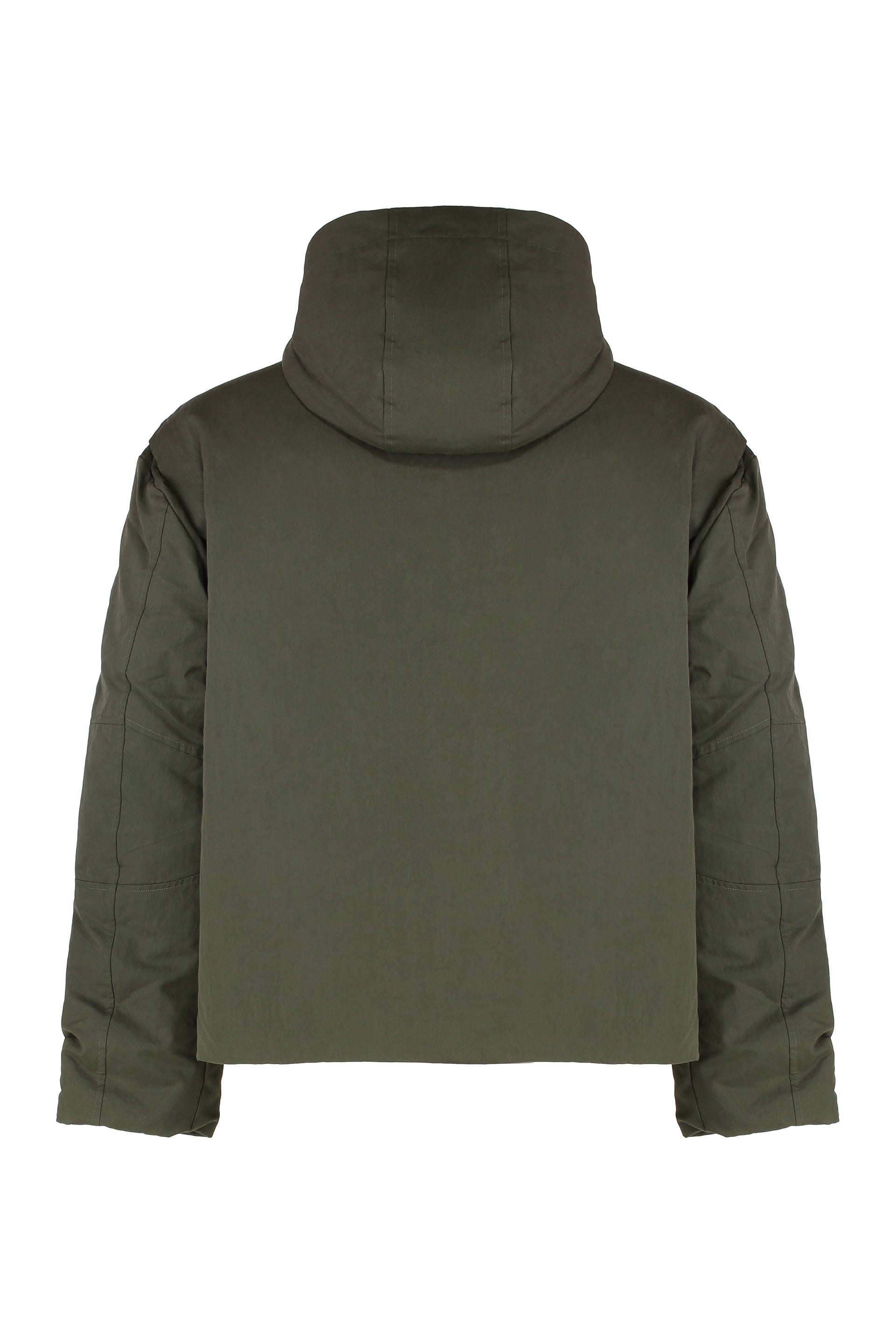 K-WAY Adjustable Hooded Padded Parka Jacket for Men