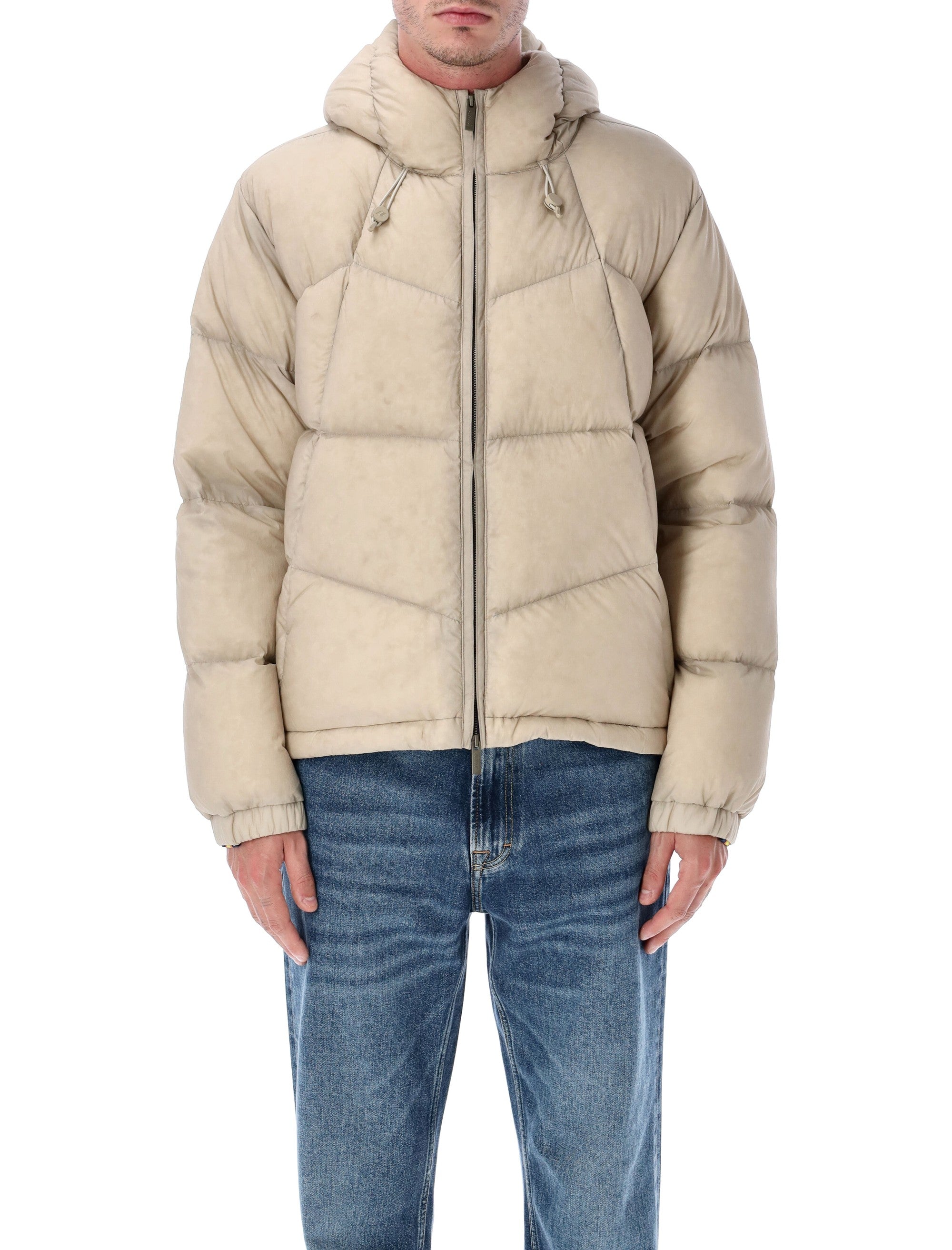 K-WAY Men's Quilted Thermo Light Ripstop Down Jacket - Size L