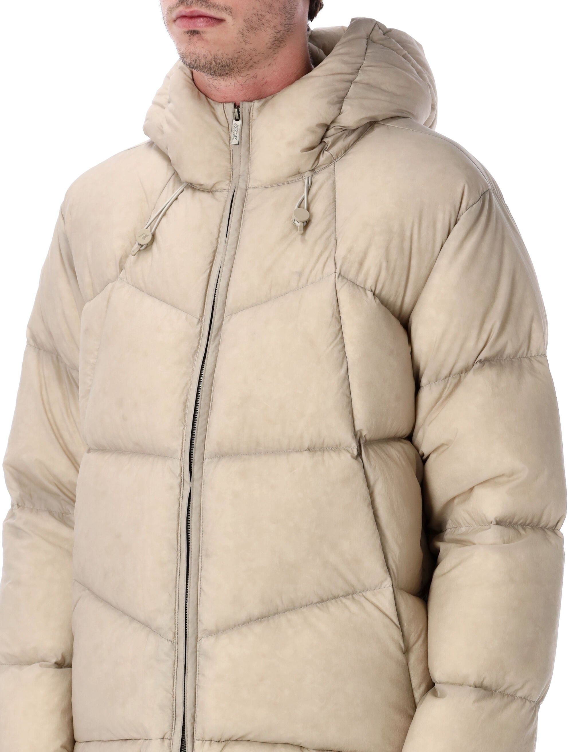 K-WAY Men's Quilted Thermo Light Ripstop Down Jacket - Size L