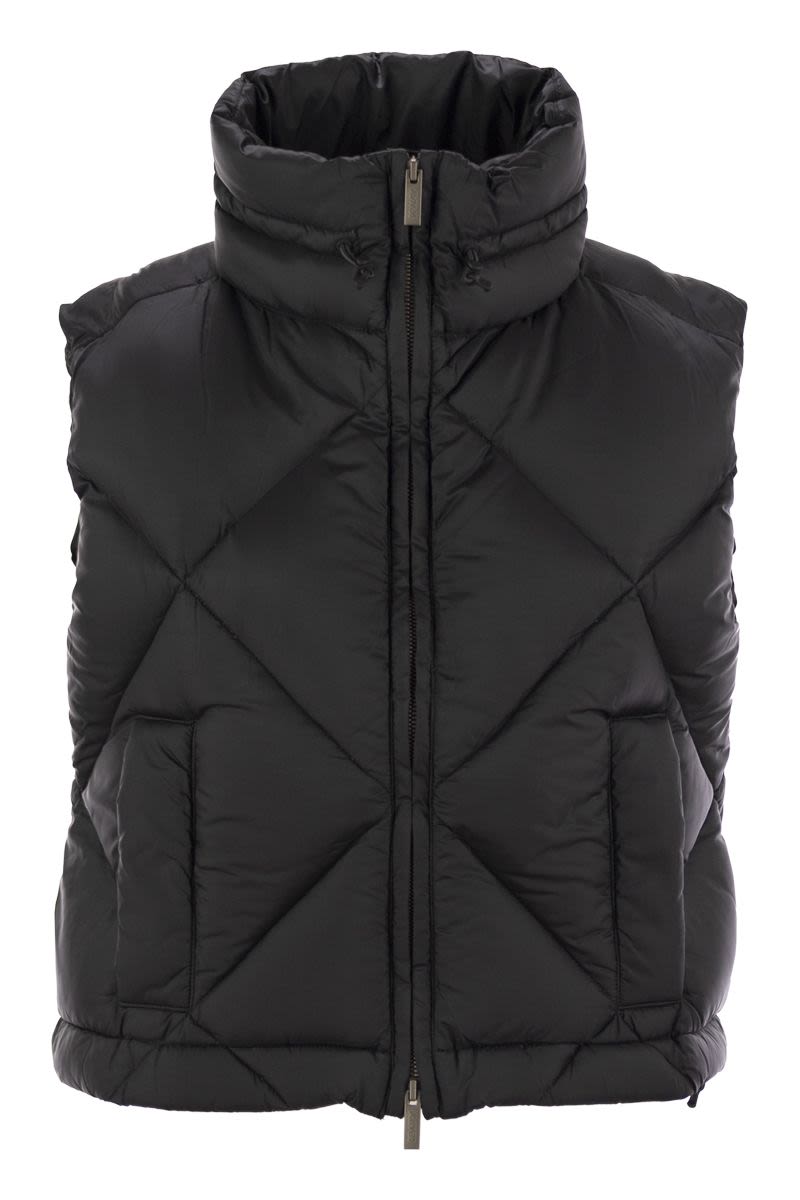K-WAY Women's Essential Padded Gilet - Winter Mini Style