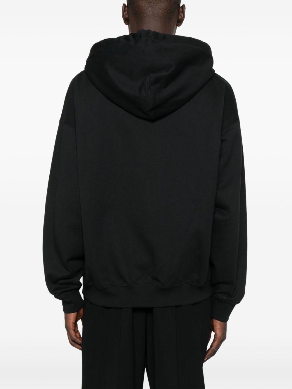 Y-3 Logo Cotton Blend Hoodie for Men - FW25 Collection