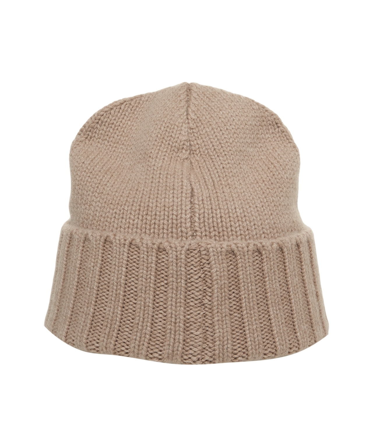 KANGRA Cashmere Beanie with Ribbed Cuff for Men