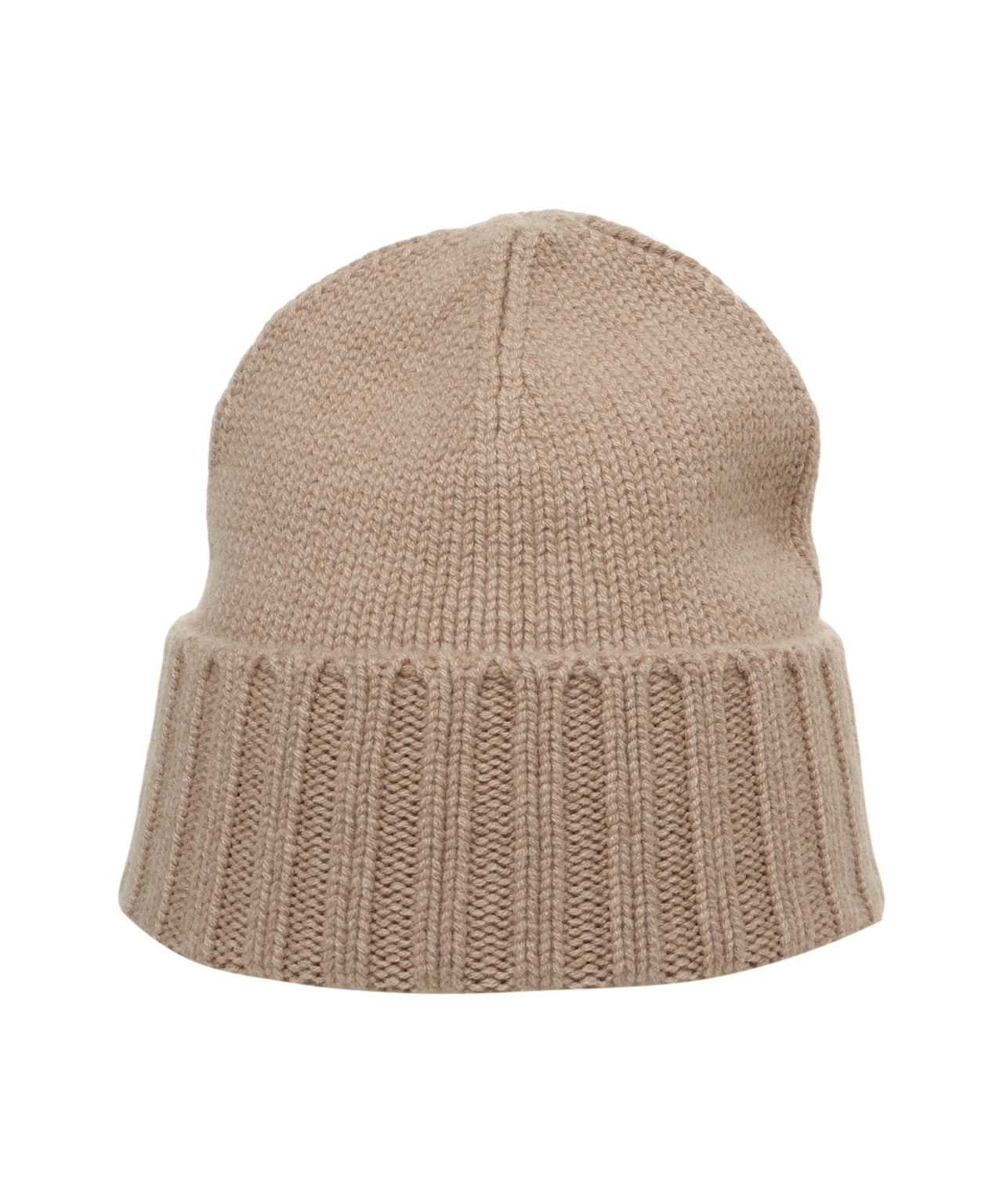KANGRA Cashmere Beanie with Ribbed Cuff for Men