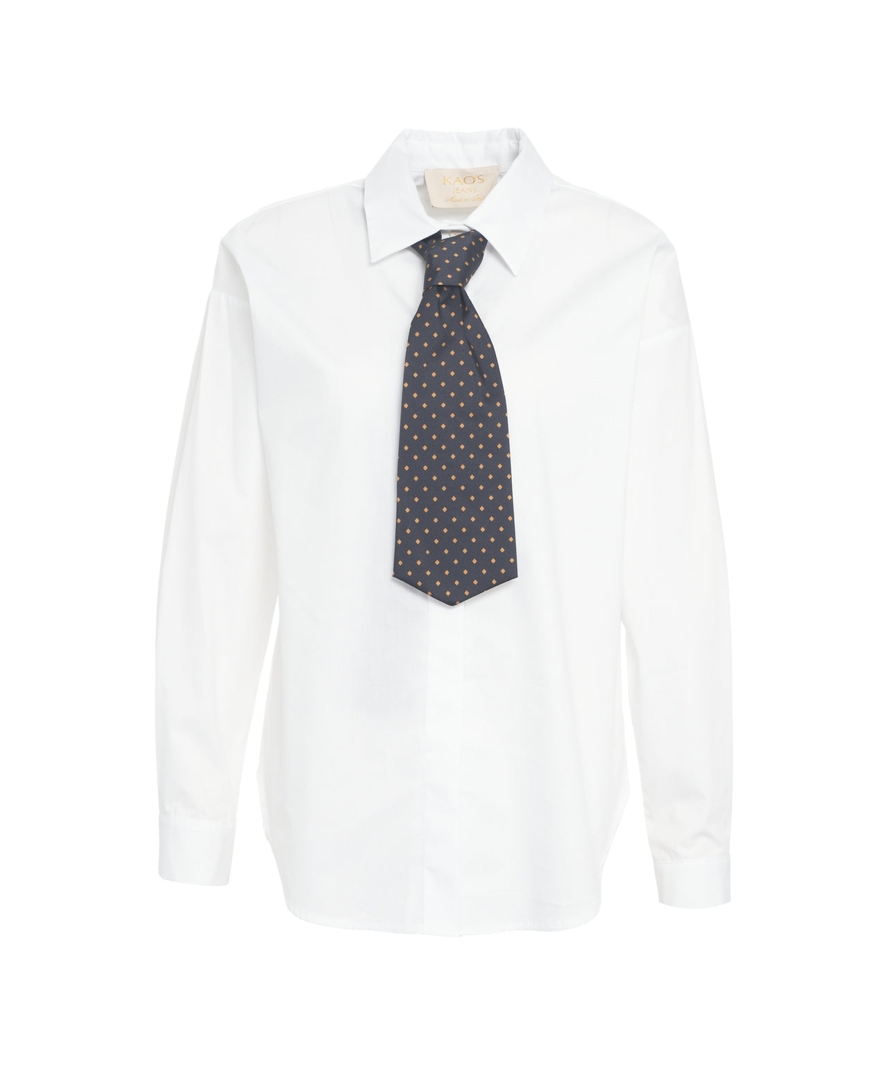 KAOS Classic Shirt with Tie for Women