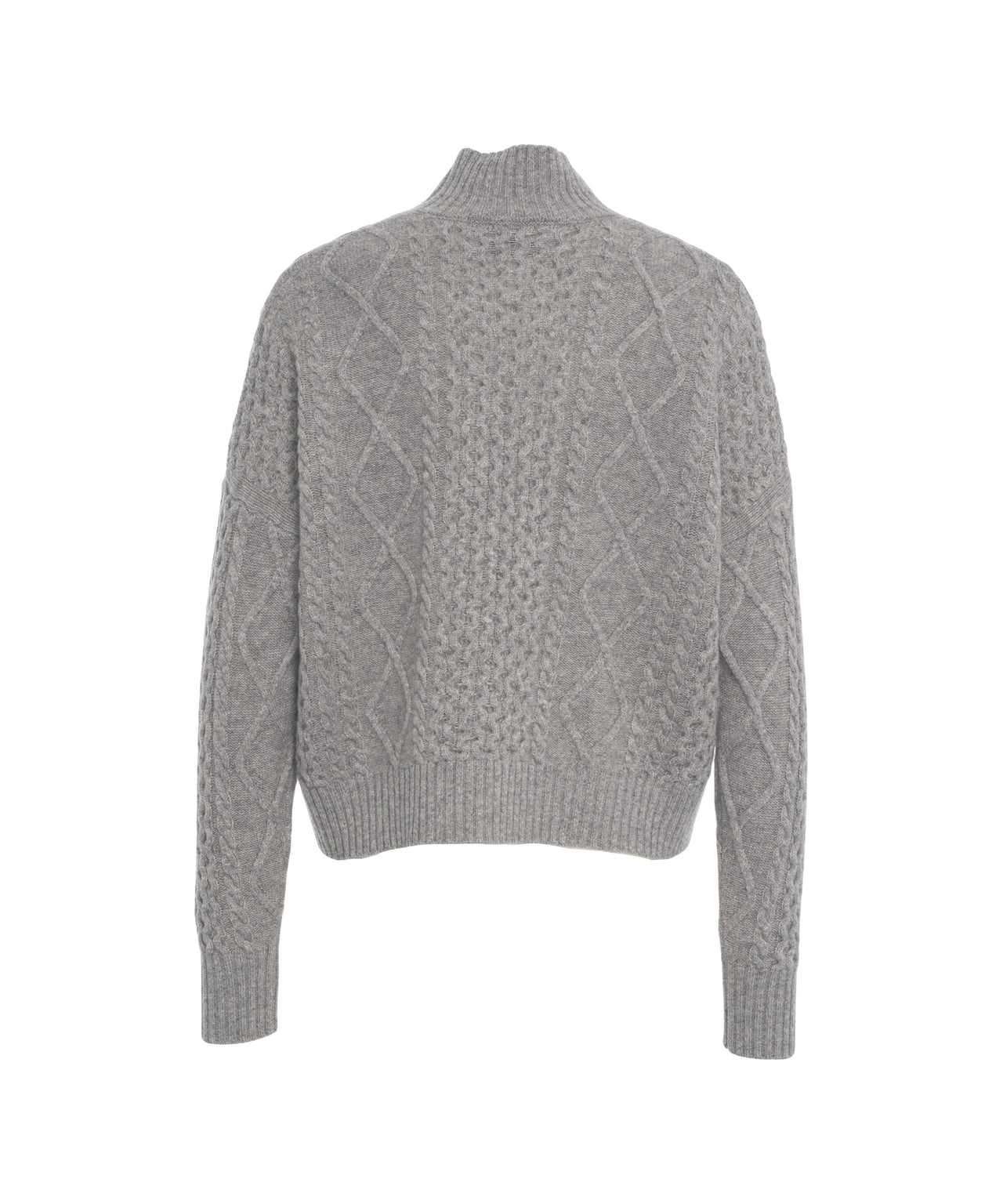 KAOS Luxurious Cable-Knit Turtleneck Sweater