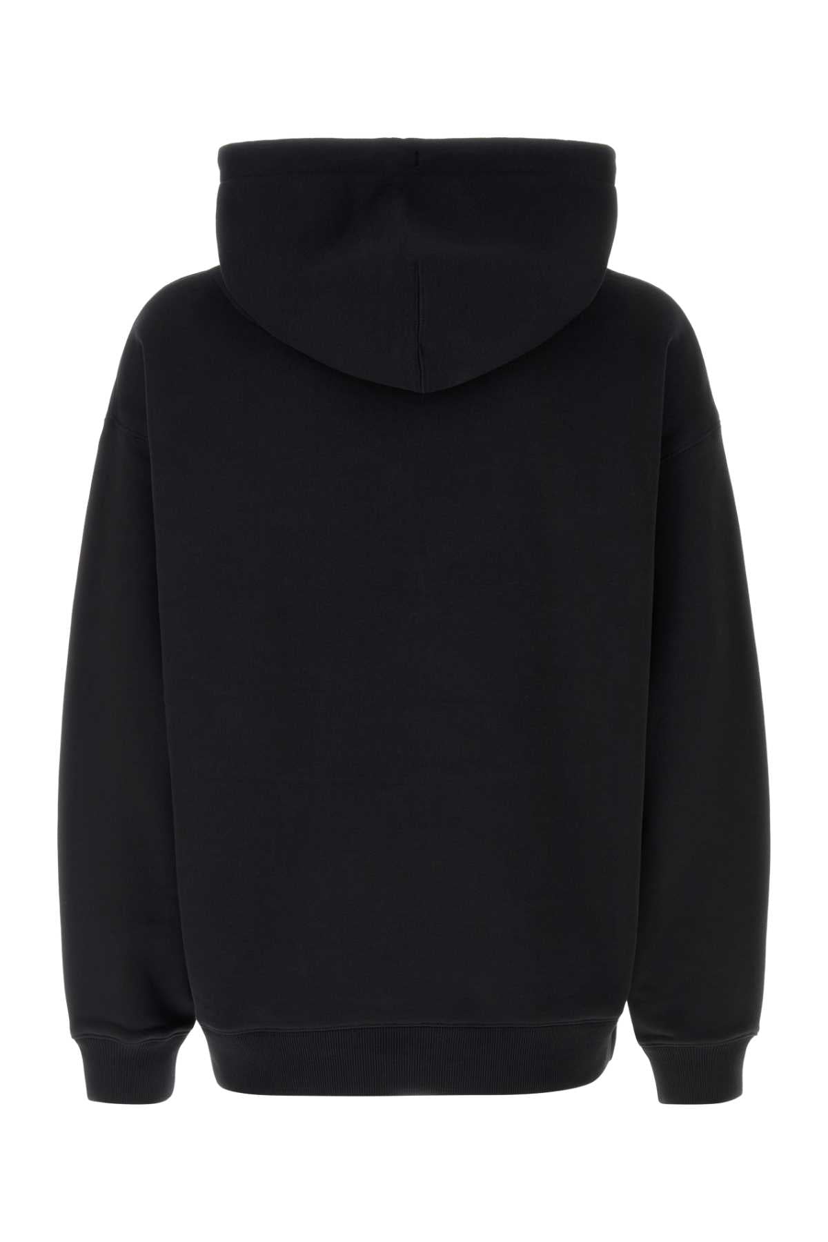 Y-3 Men's Graphic Cotton Hoodie with Side Pockets