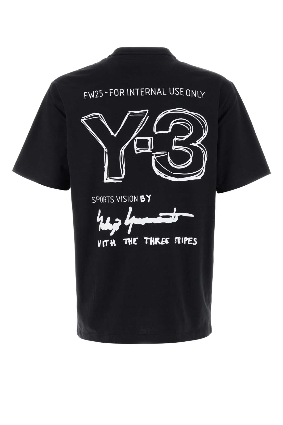 Y-3 Short-Sleeve Logo-Print T-Shirt