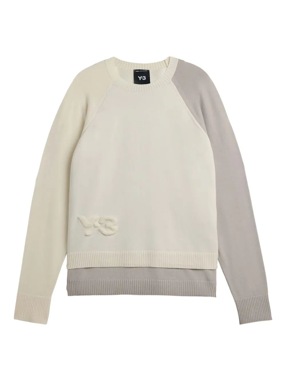 Y-3 Minimalist Logo Knit Crew for Men