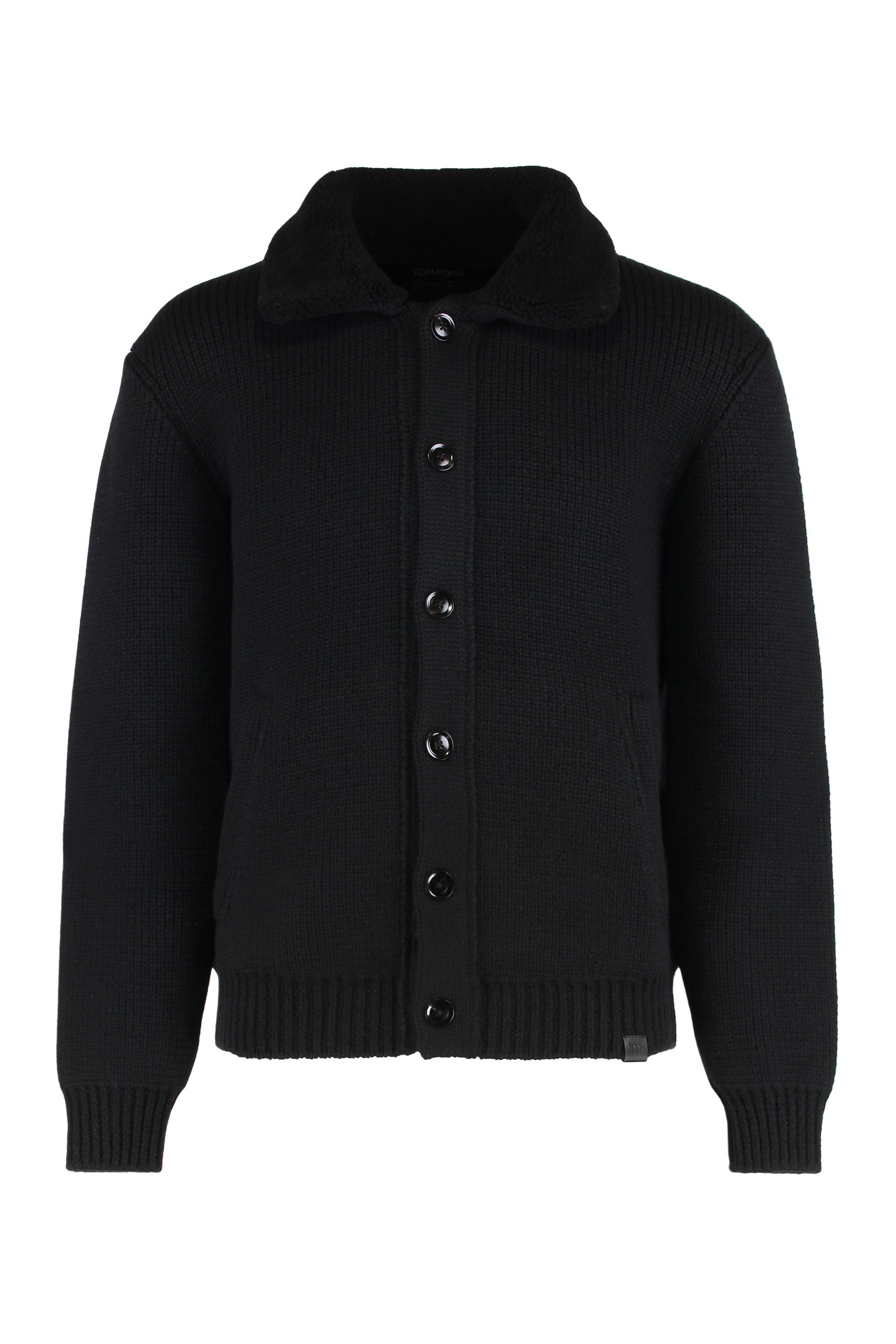 TOM FORD Classic Long-Sleeve Cashmere Cardigan