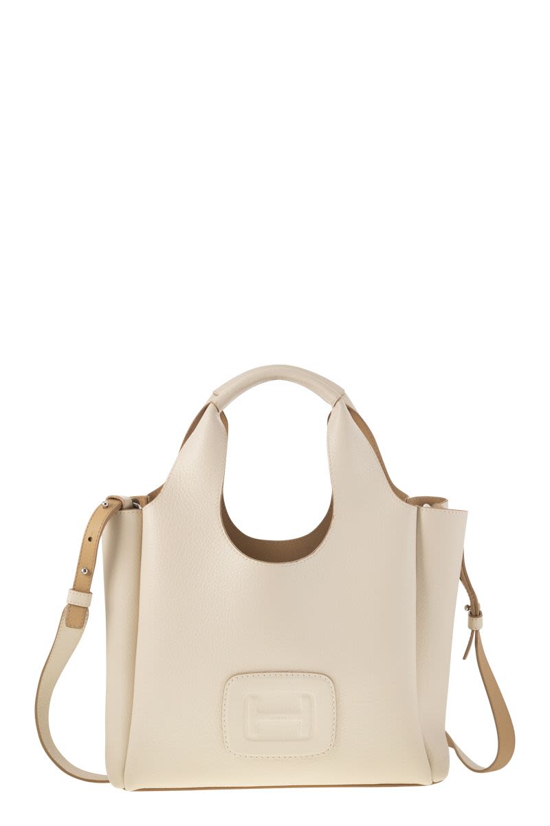 HOGAN H-Logo Mini Shopping Handbag - 30 x 24.5 x 10.5 cm