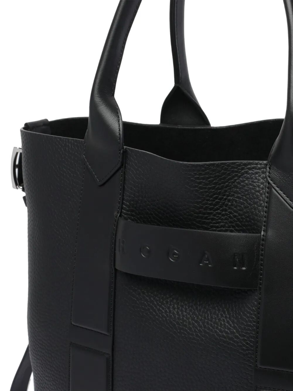 HOGAN Medium Leather Tote Handbag