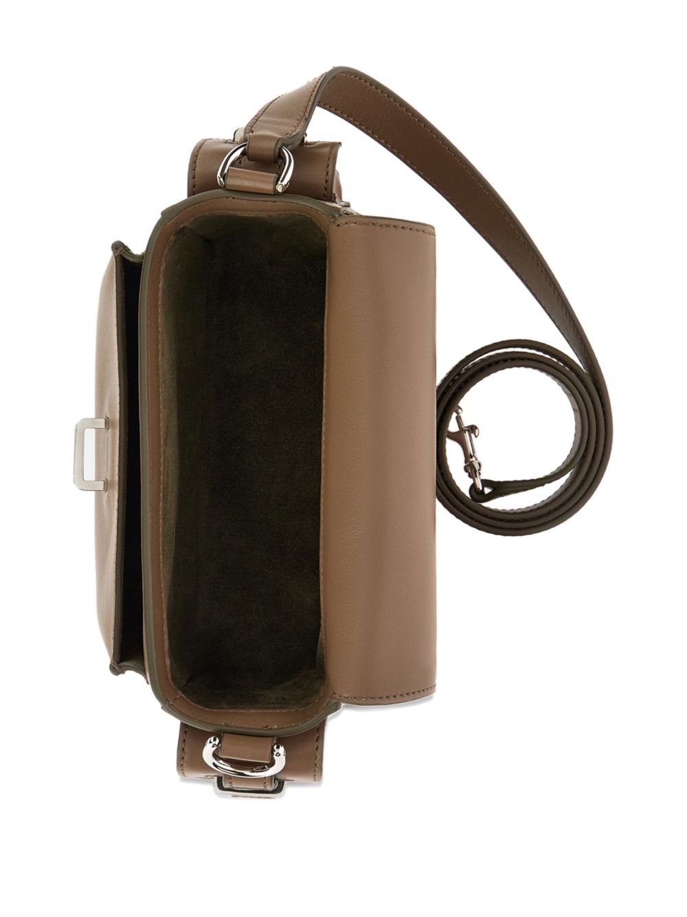 HOGAN Mini Foldover Leather Crossbody Handbag