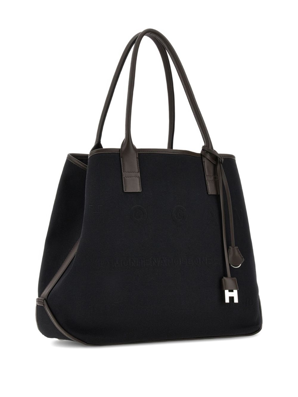 HOGAN Luxury Soft Fabric Shopping Bag