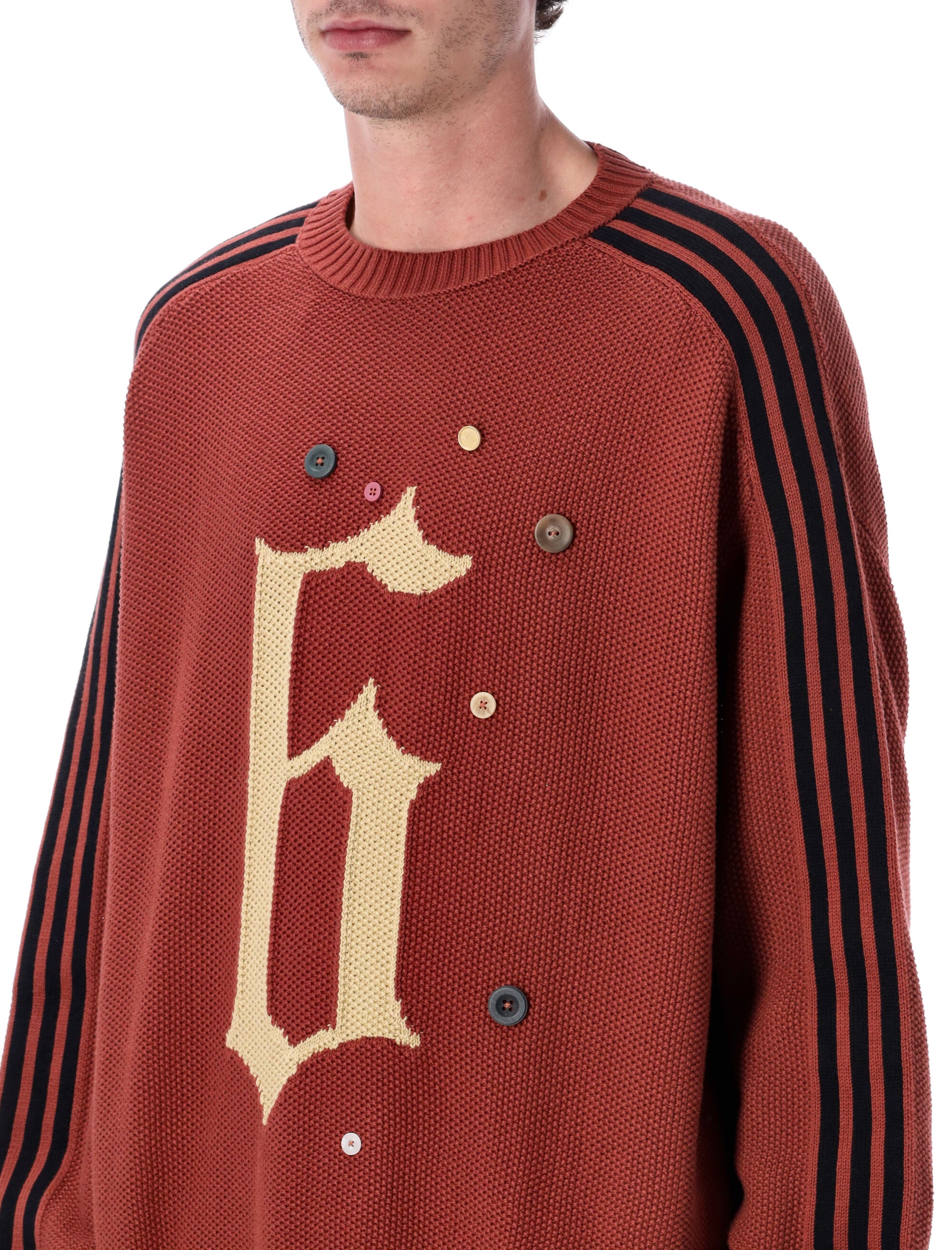 ADIDAS ORIGINALS Oversized Contemporary Knit Sweatshirt - Size L