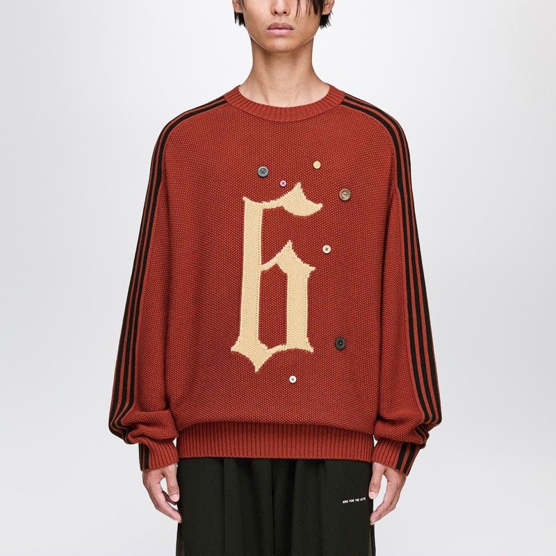 ADIDAS ORIGINALS Crewneck Sweater with Contrasting Stripes for Men - FW25