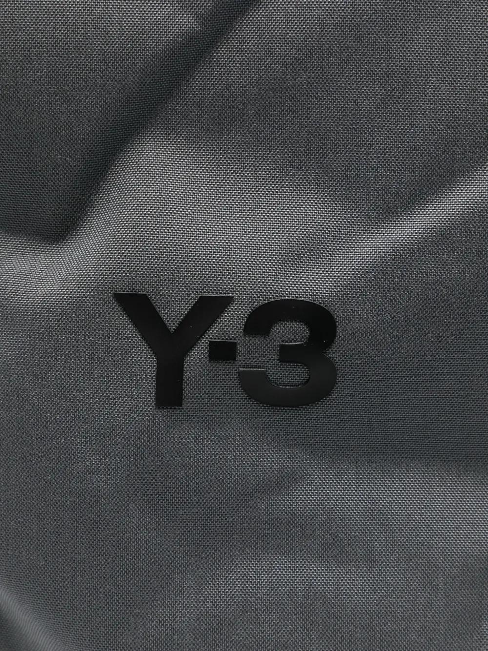 Y-3 Logo Plaque Backpack with Adjustable Straps