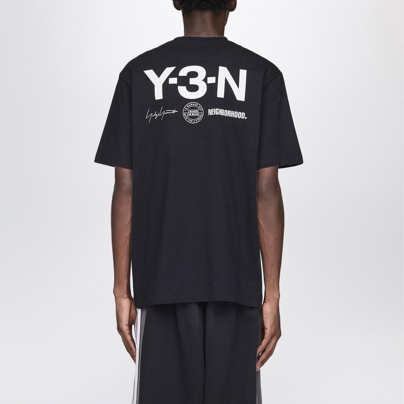 Y-3 X NEIGHBORHOOD Oversized Logo Print T-Shirt for Men