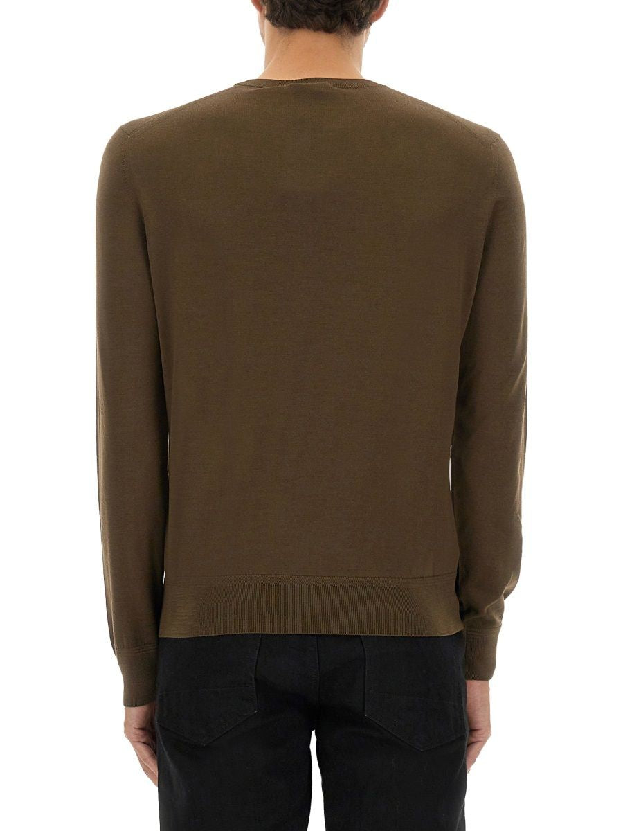 TOM FORD Wool T-Shirt for Men - Fall/Winter 2025