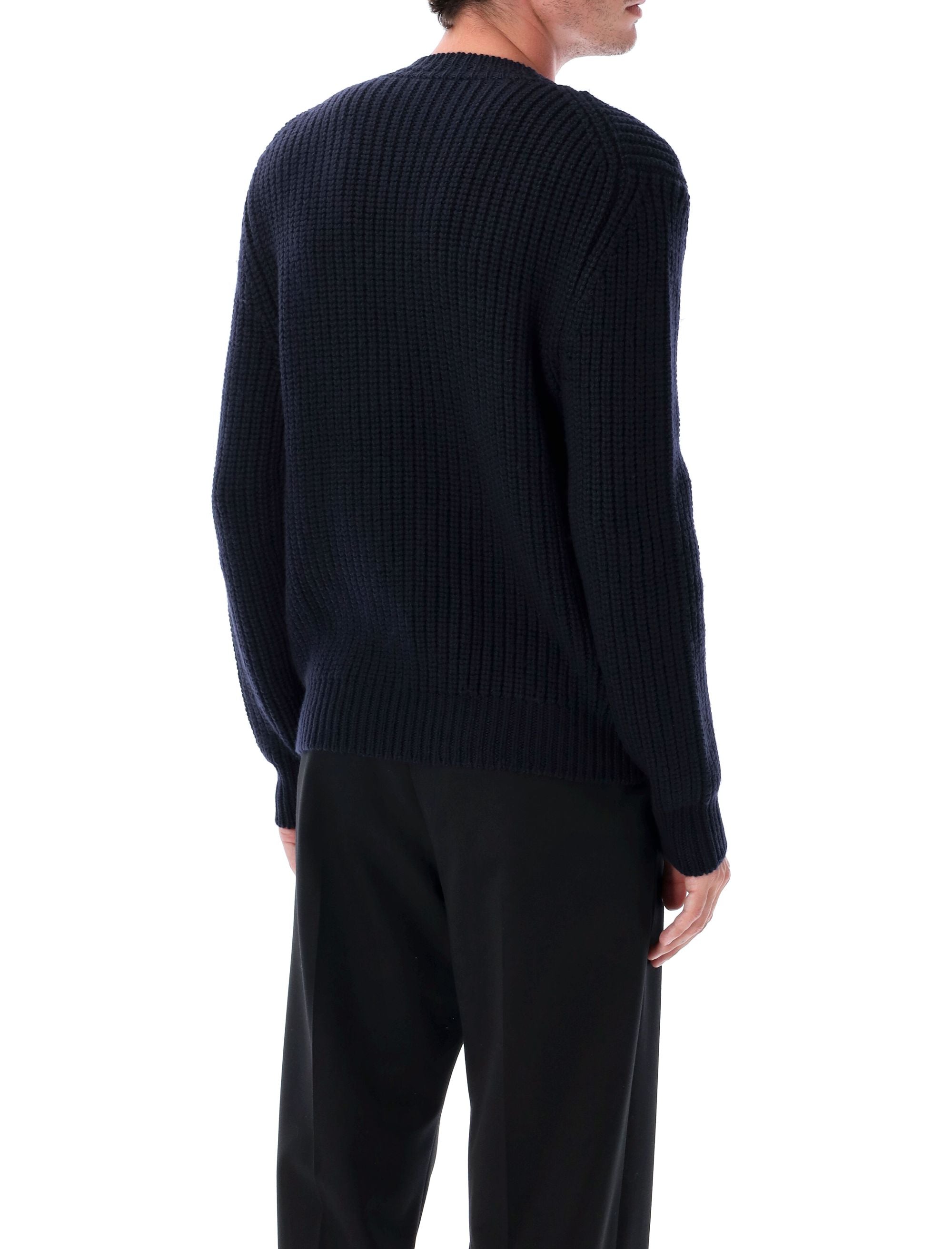 TOM FORD Crew Neck Fisherman Wool Sweater