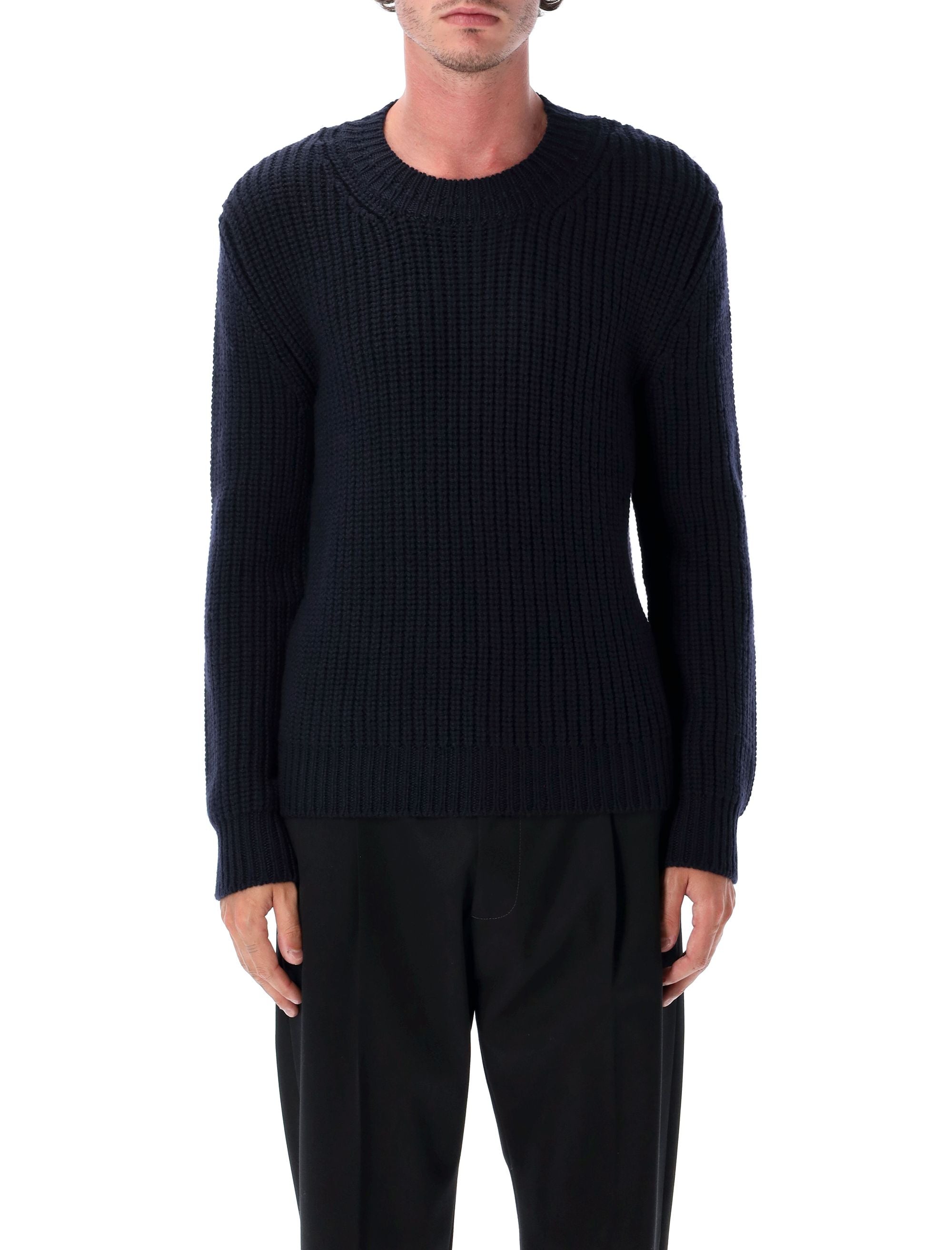TOM FORD Crew Neck Fisherman Wool Sweater