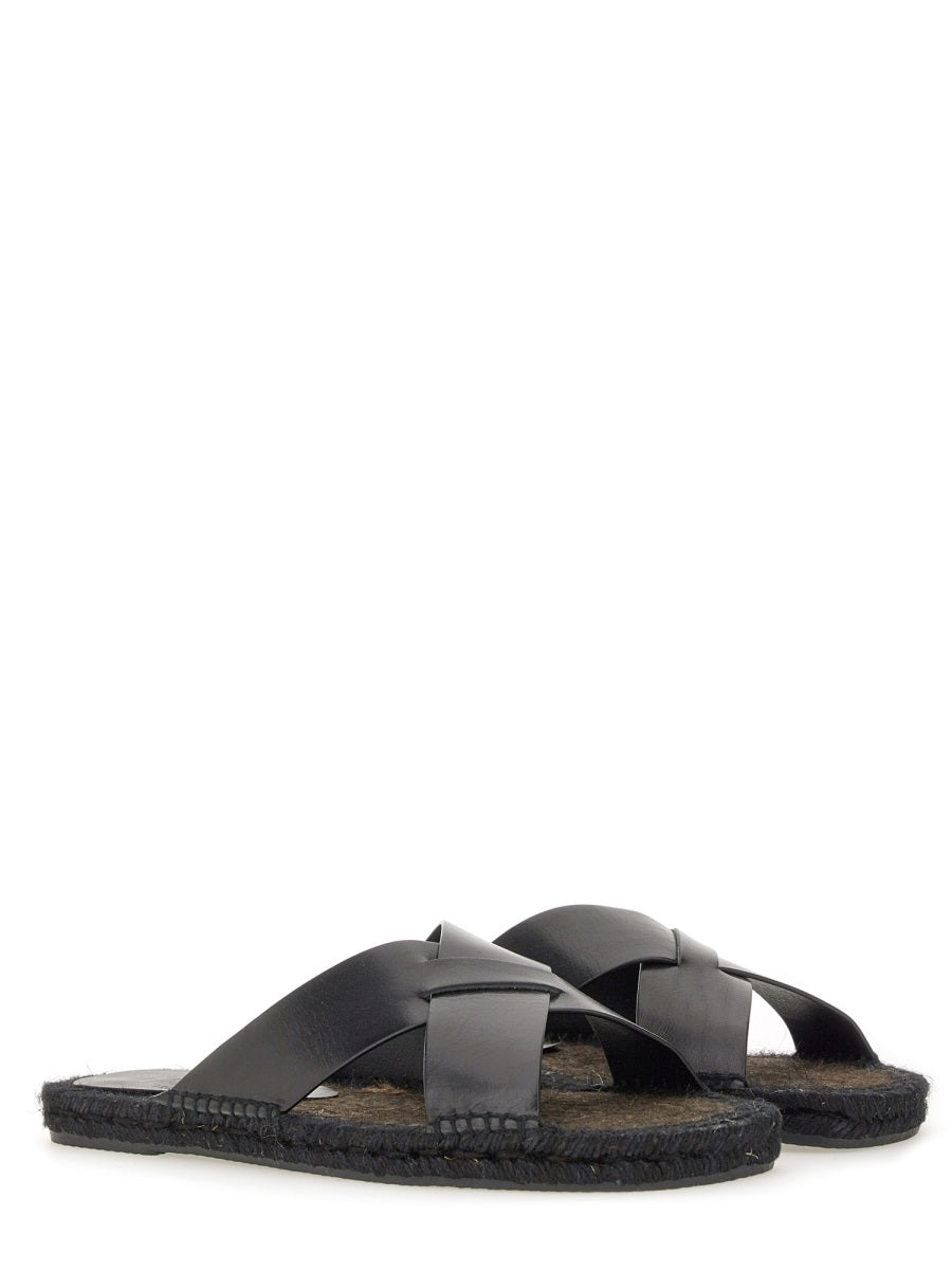 CASTAÑER Keanu Leather Sandals for Men