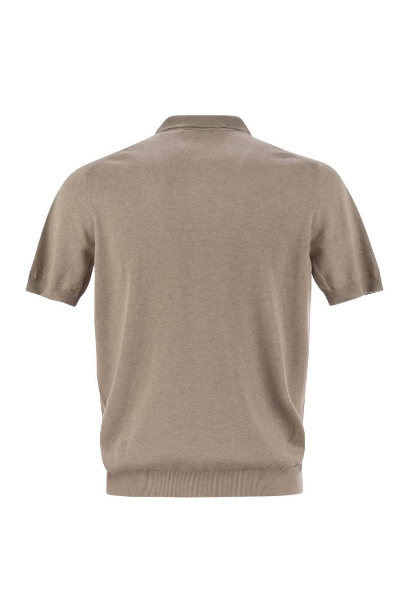 TAGLIATORE Basic Short-Sleeved Cotton Polo Shirt