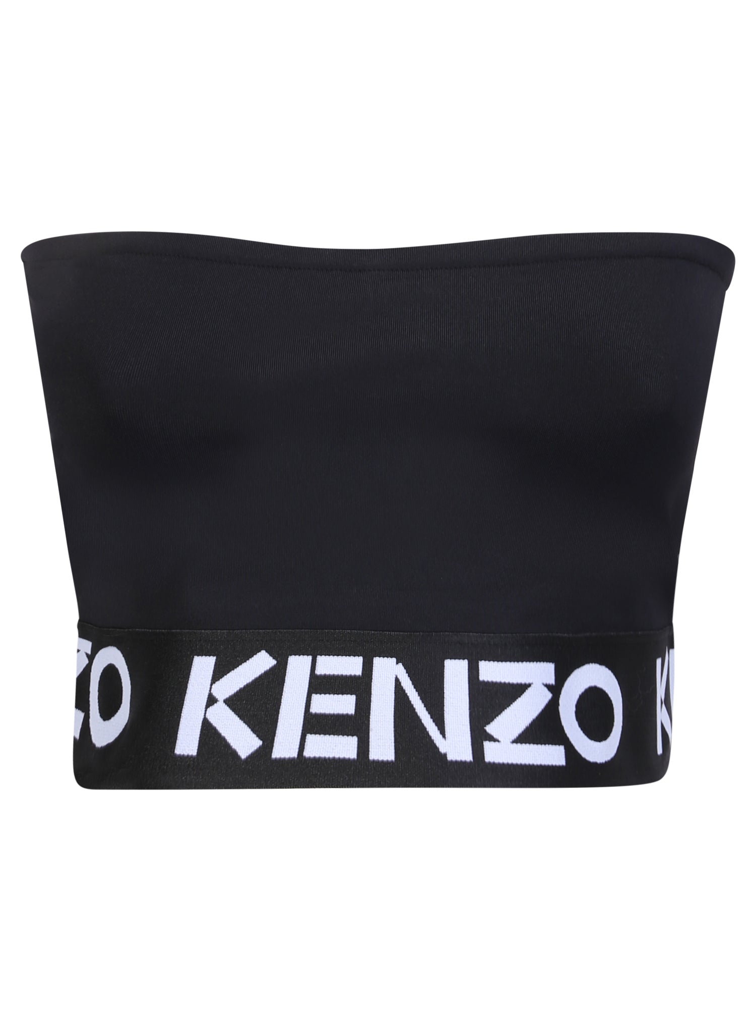 KENZO Sporty Cropped Strapless Top