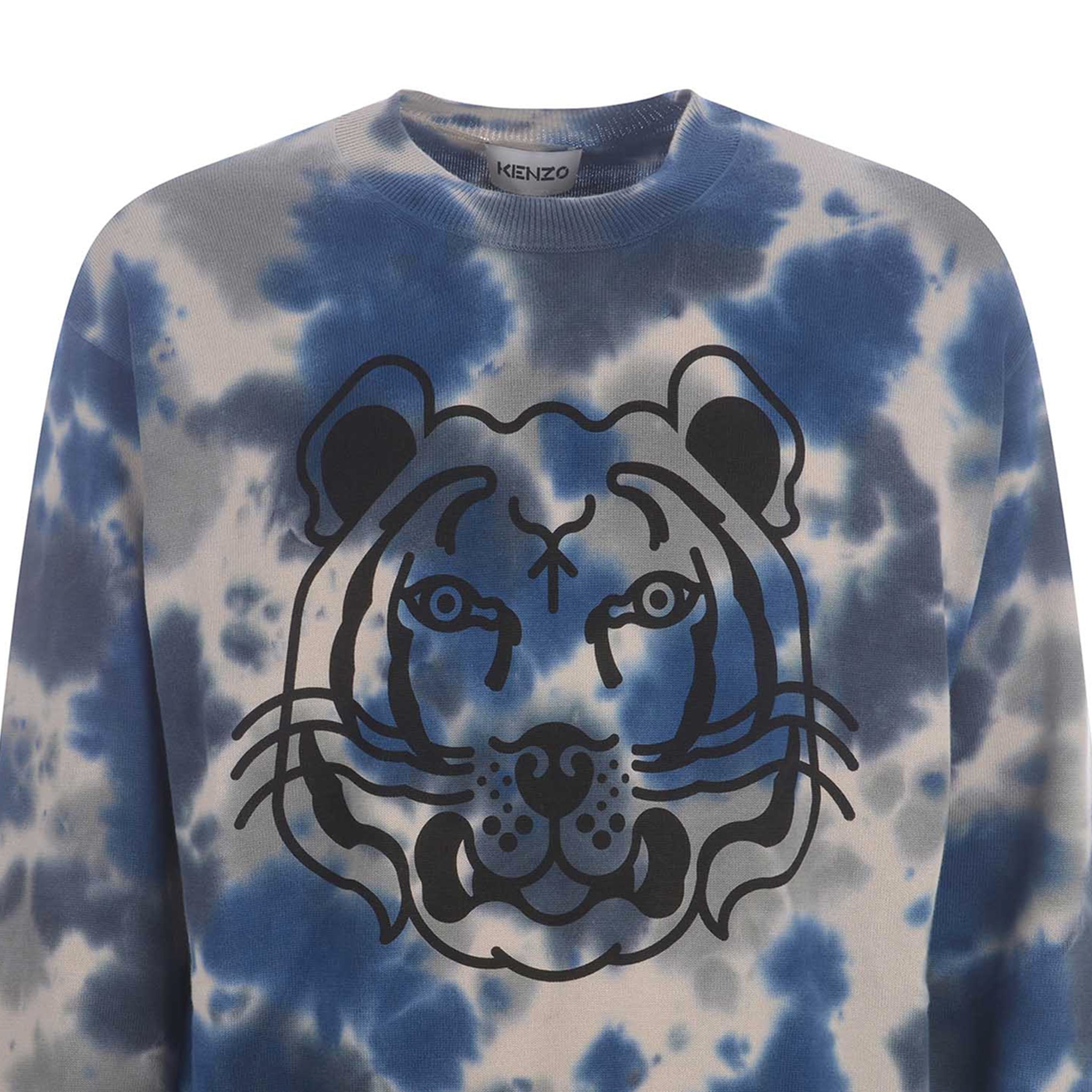 KENZO Stylish Cotton Printed Sweater for Men - Spring Collection