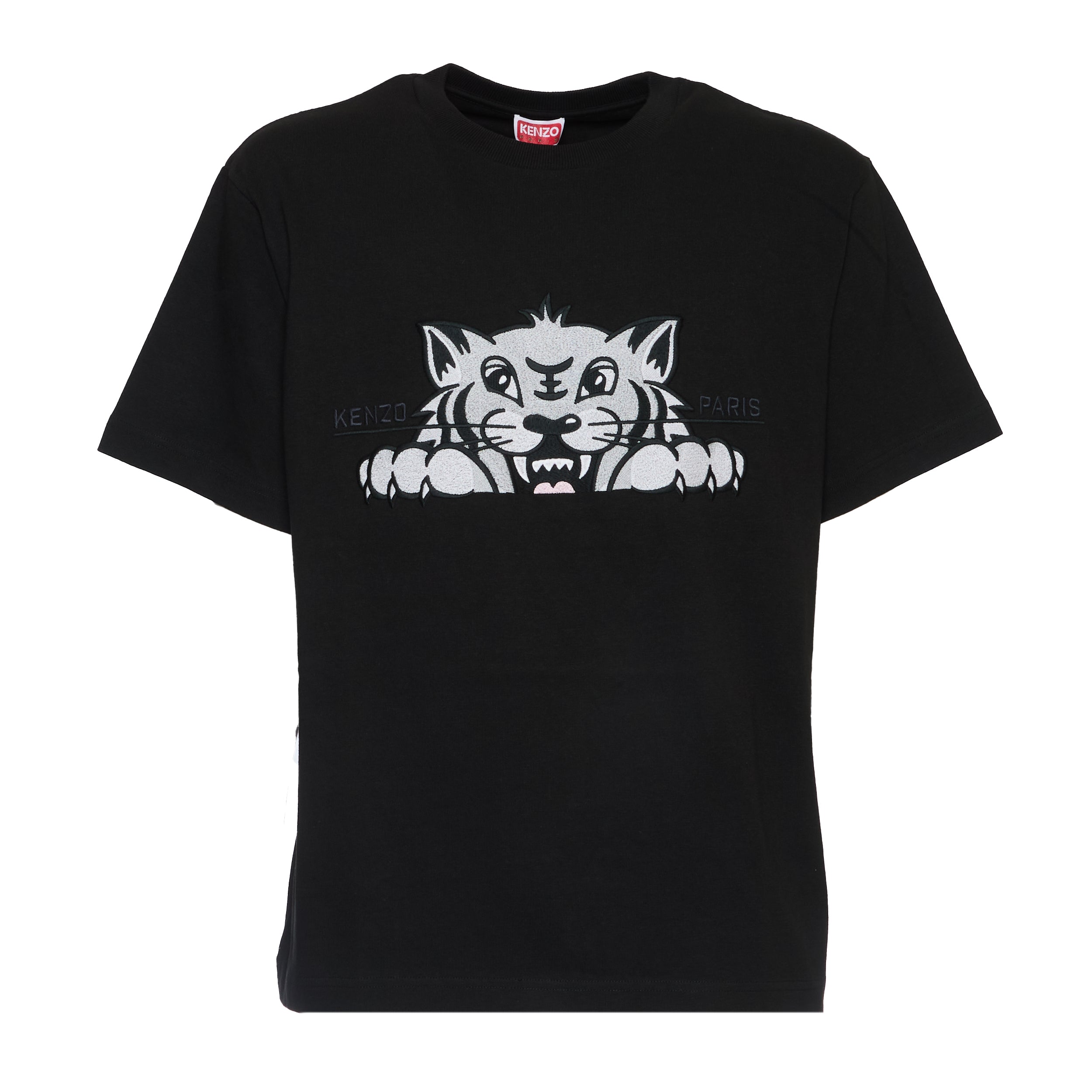 KENZO Oversized Embroidered Happy Tiger T-Shirt