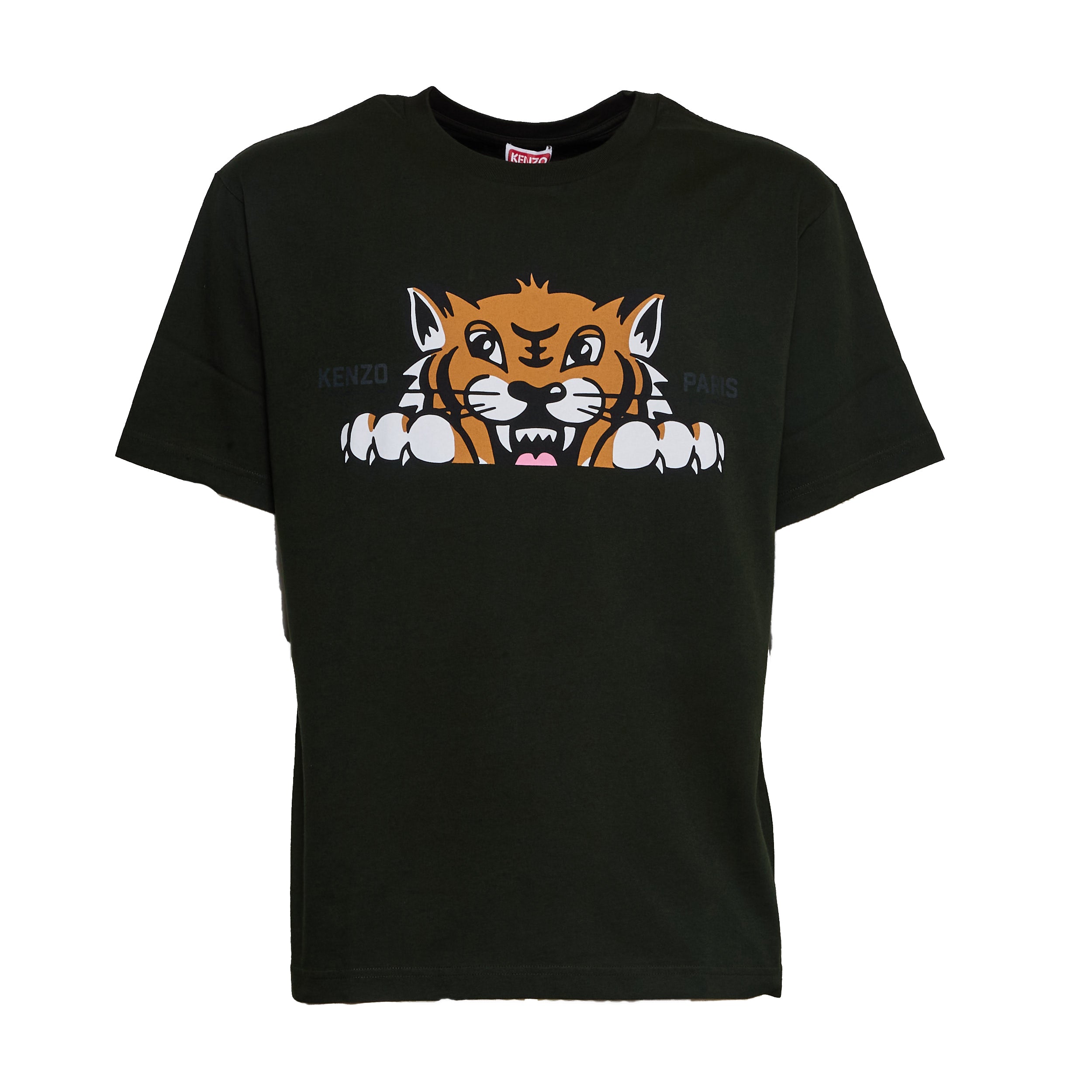 KENZO Oversized Happy Tiger Graphic T-Shirt