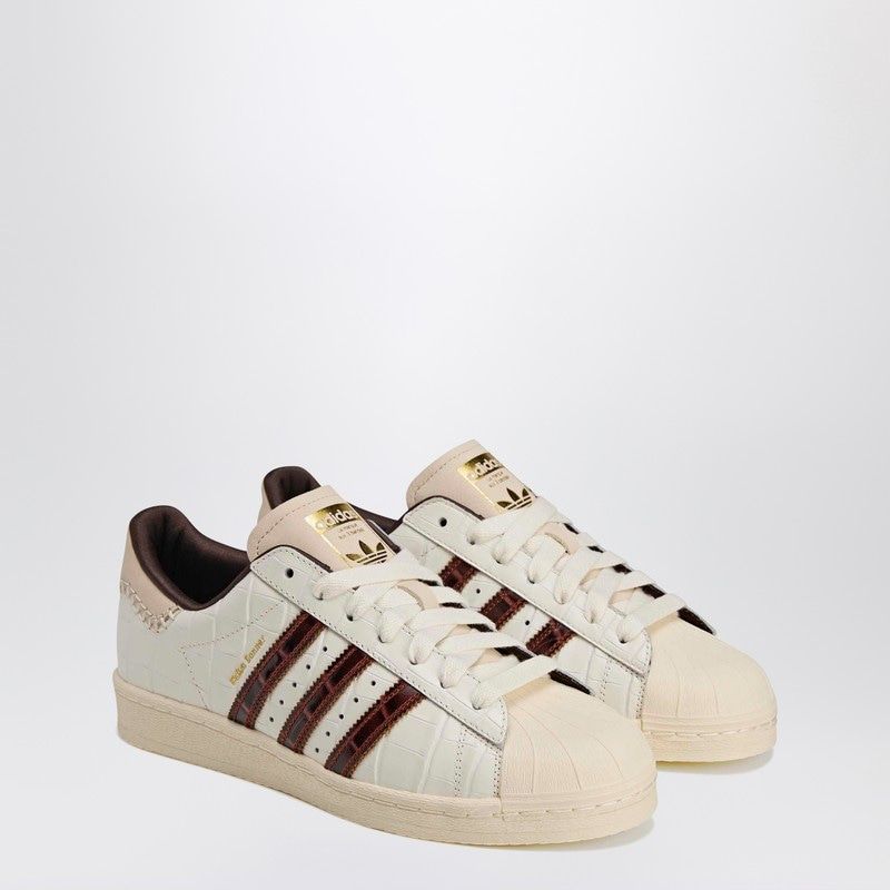ADIDAS X WALES BONNER Crocodile-Embossed Leather Superstar Sneakers
