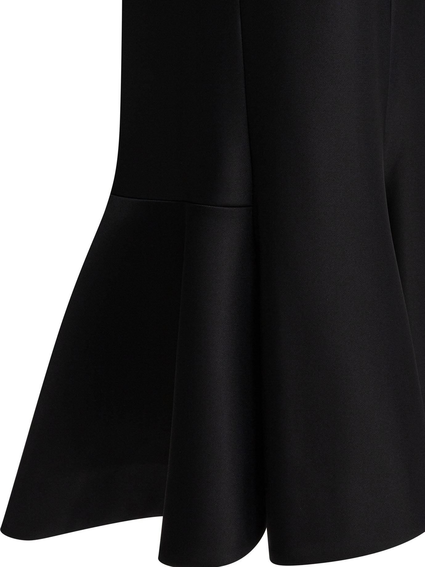 KHAITE Flared V-Neck Mini Dress