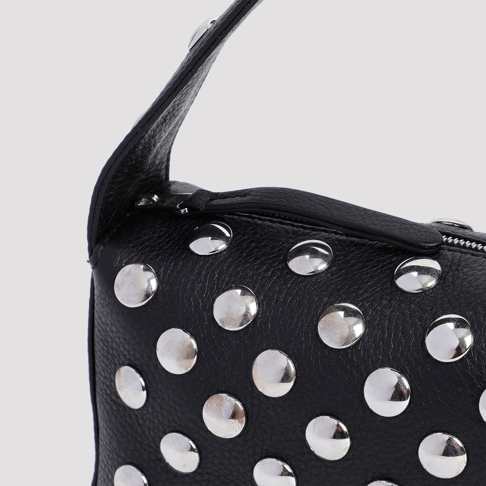 KHAITE Mini Black Leather Handbag