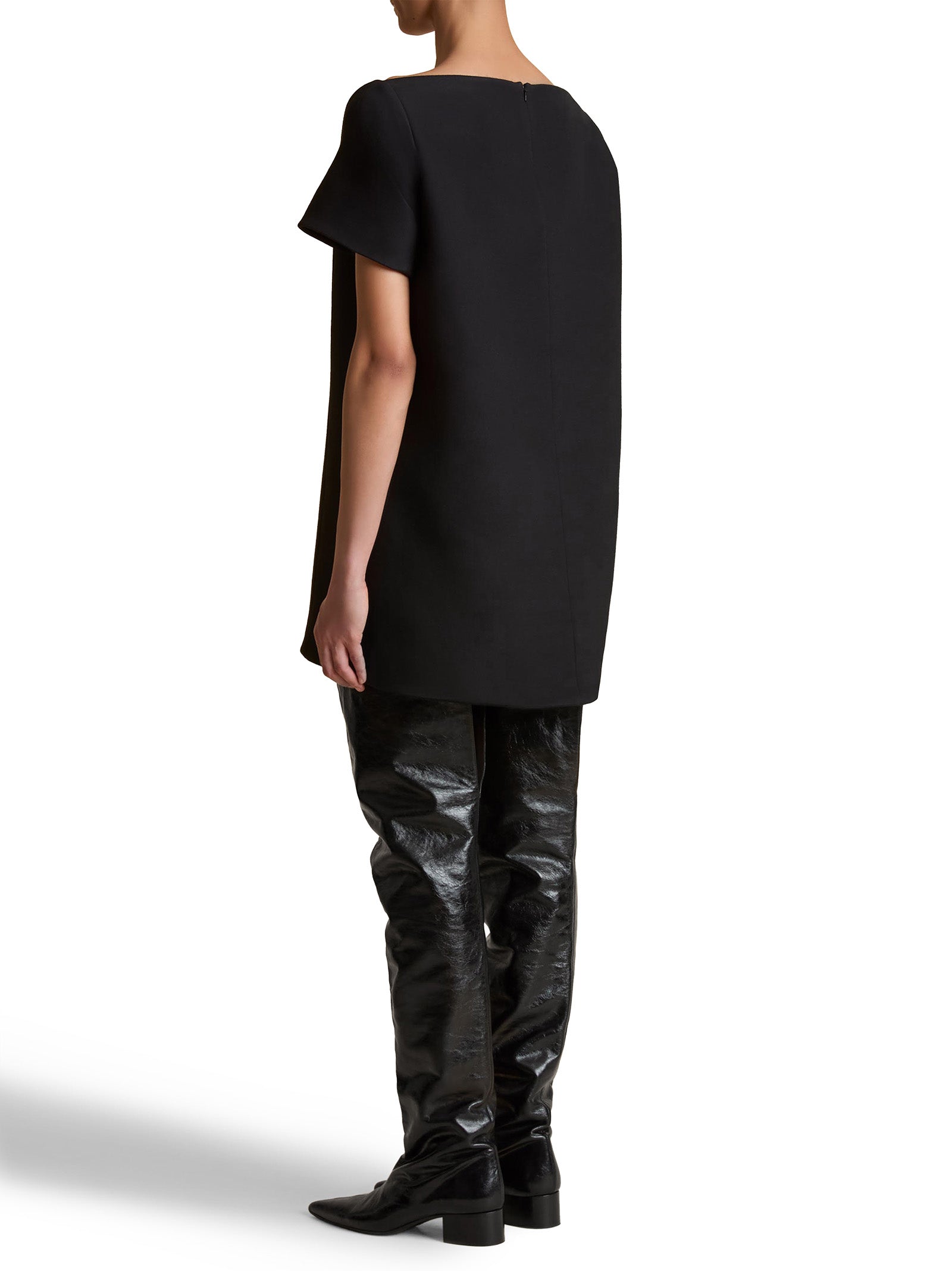 KHAITE NY Chic Square Neck Mini Dress for Women