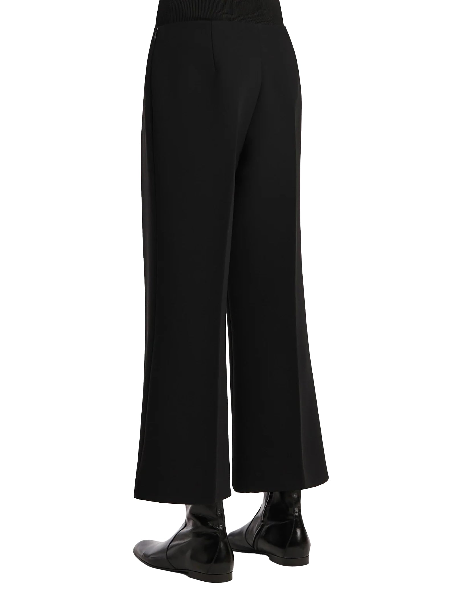 KHAITE NY Flared Leg Trousers with Central Pleat - Size 4