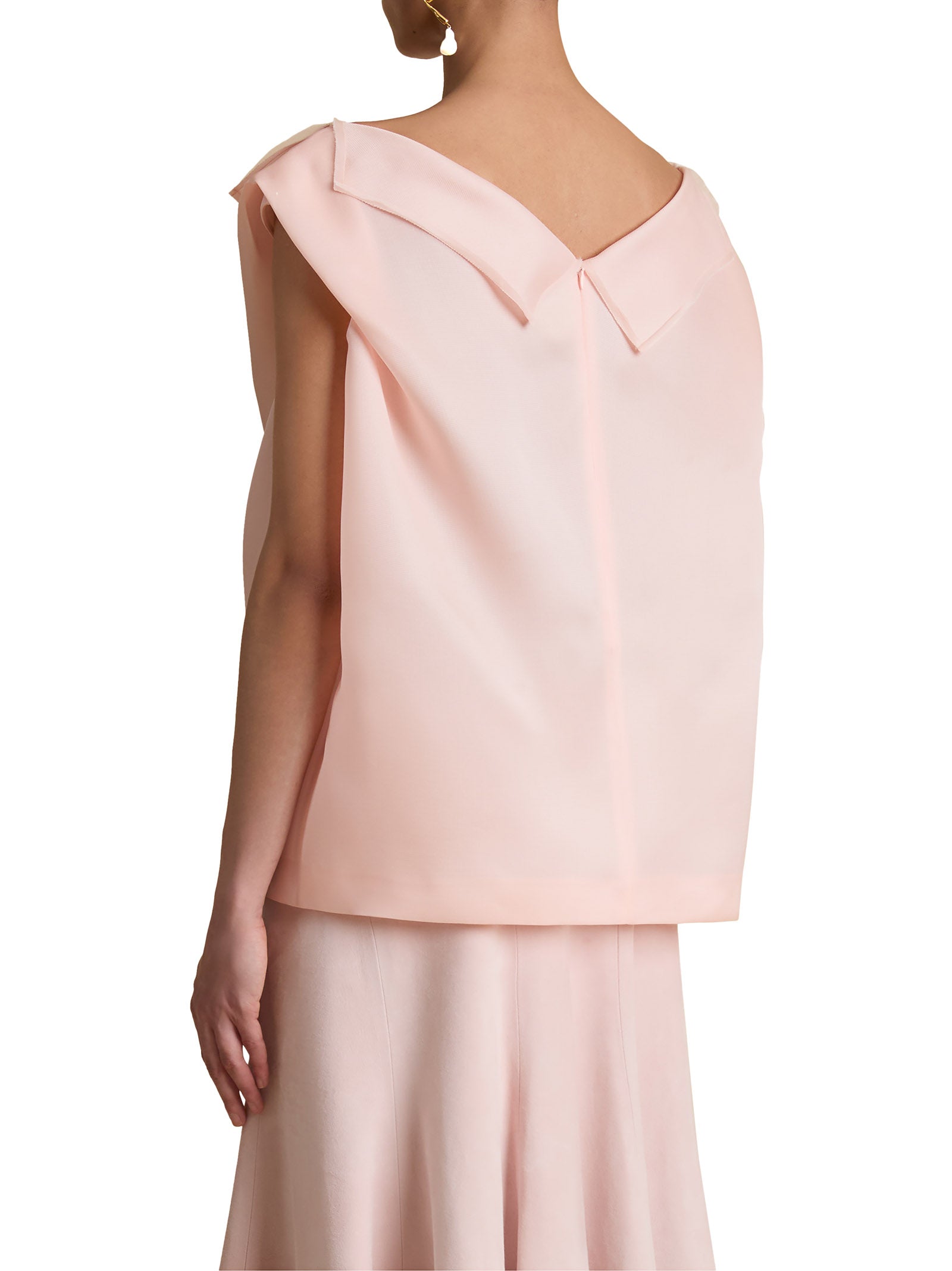 KHAITE NY Off-the-Shoulder Silk Top - Size 2