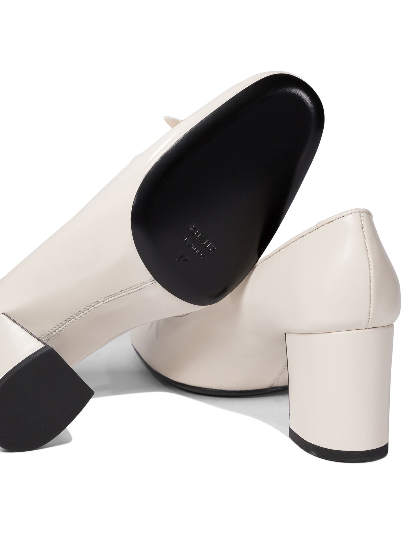 KHAITE Elio Block Heel Pumps