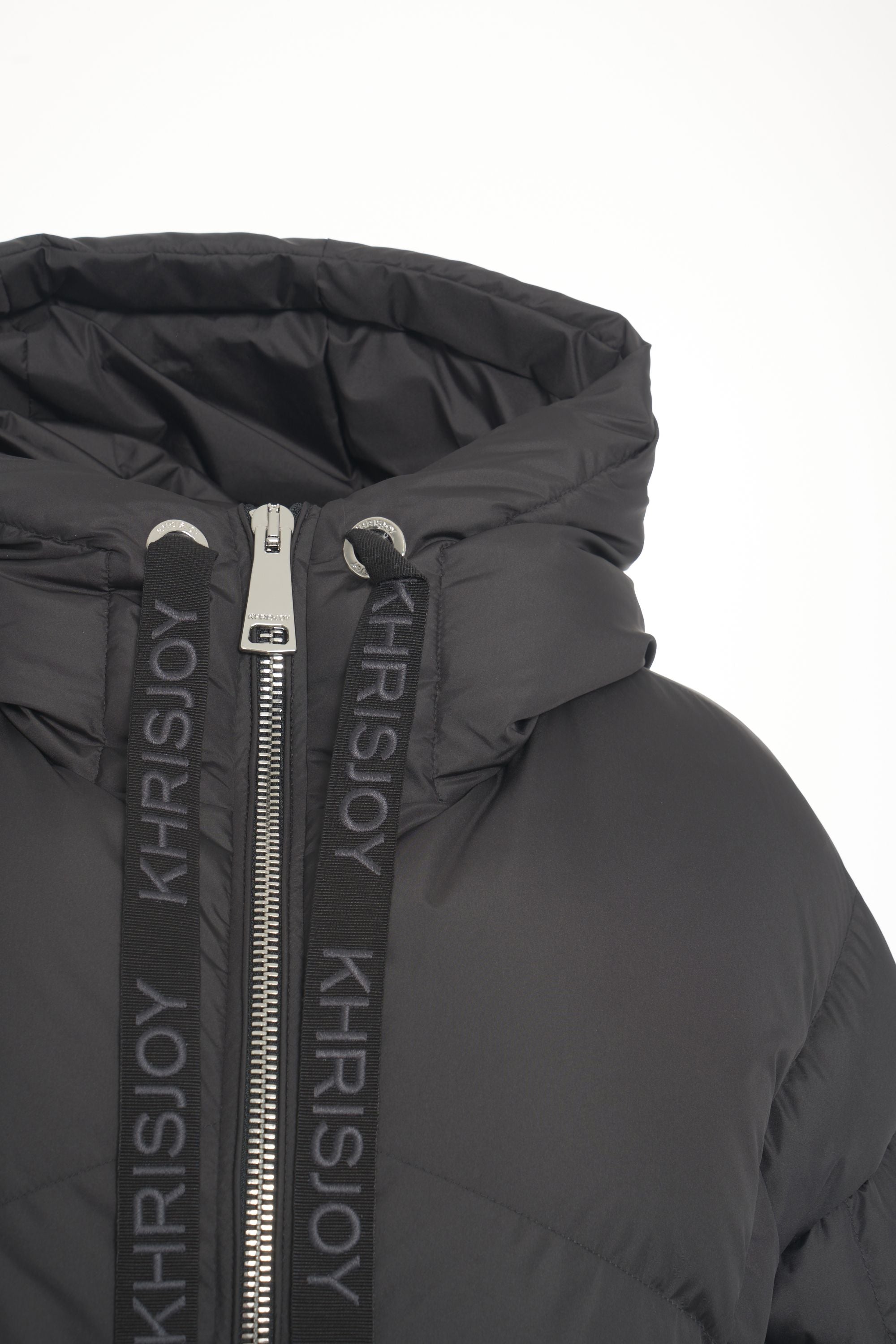 KHRISJOY Oversized Puffer Jacket with Hood