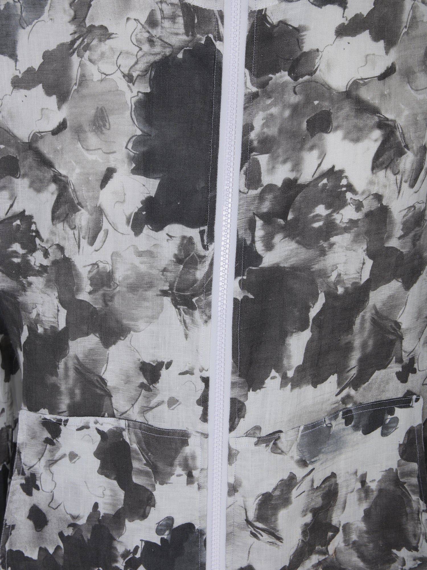 KITON White Linen Sweatshirt for Men