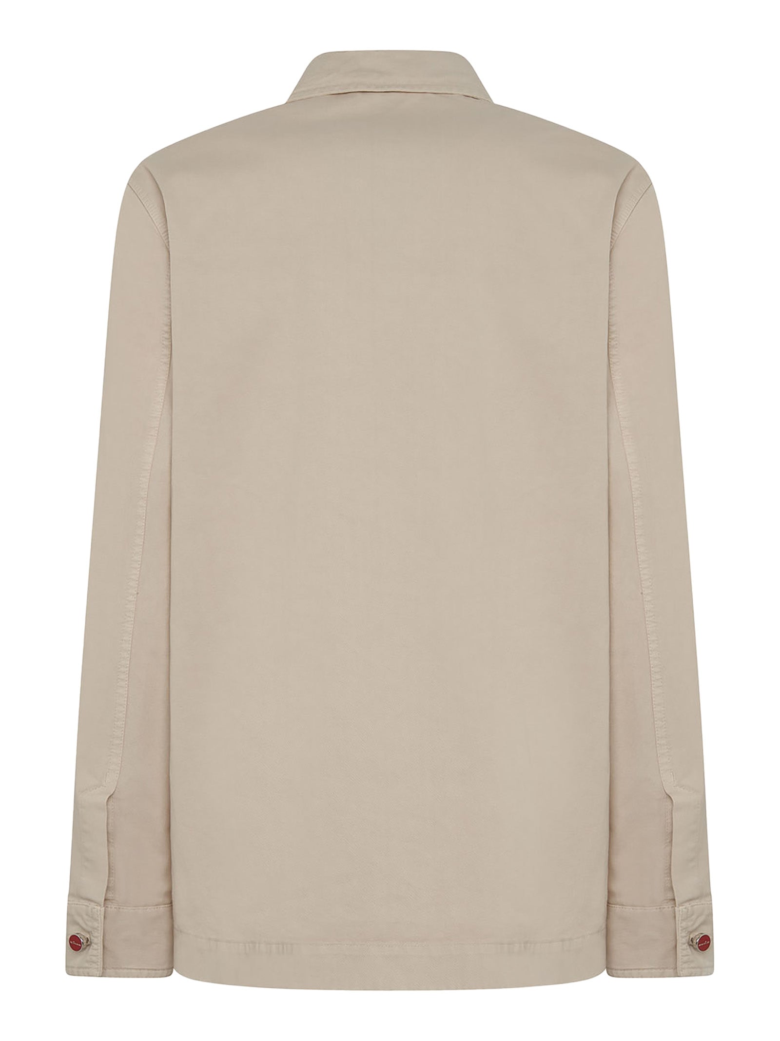 KITON Men's Soft Cotton Twill Shirt Jacket - Size 48 IT