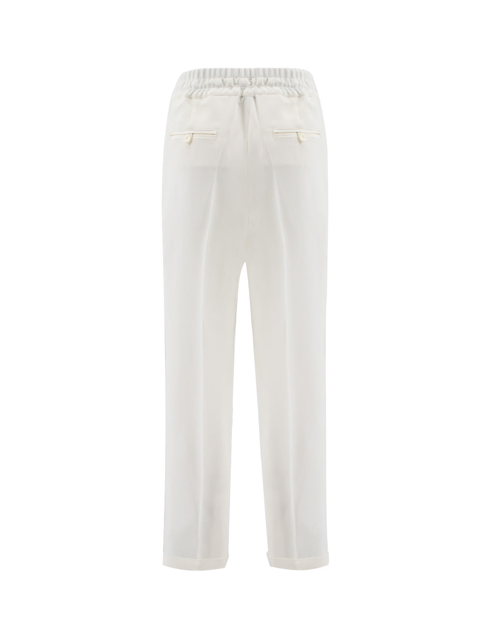 KITON Elegant Silk Trousers - Women's Wide Leg Design