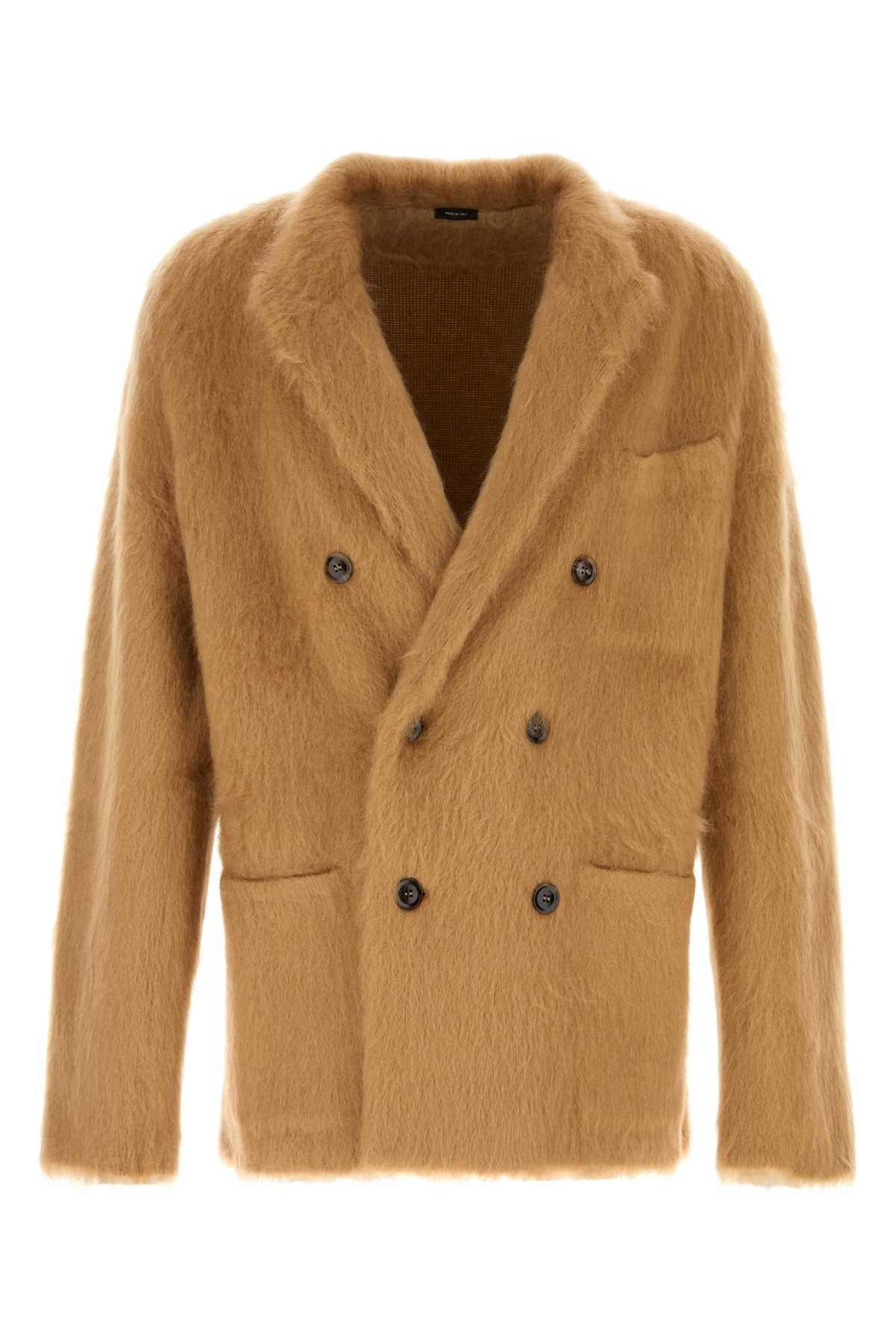 TOM FORD Mohair Double Breasted Jacket