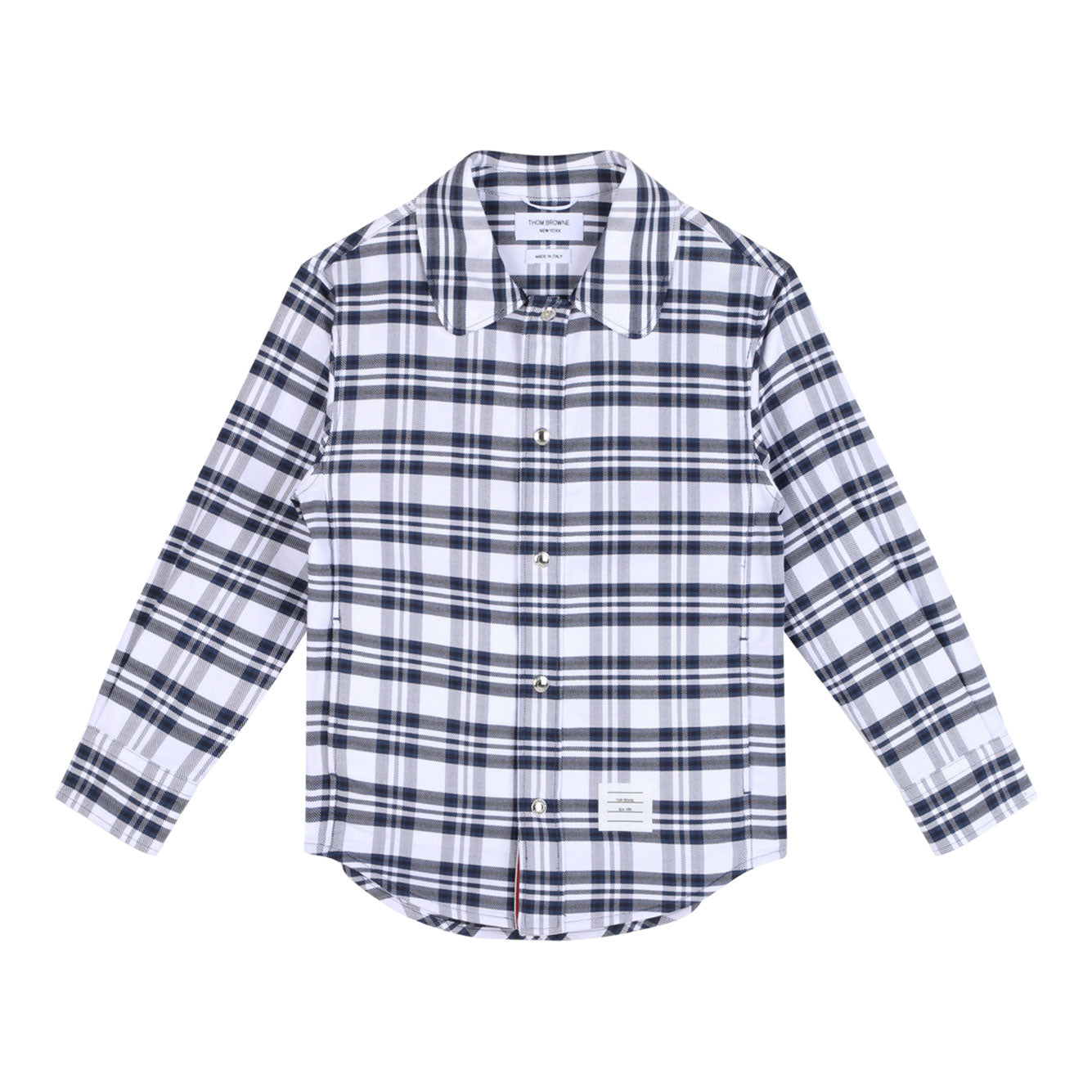 THOM BROWNE Stylish Cotton Shirt for Boys - Mini Fit