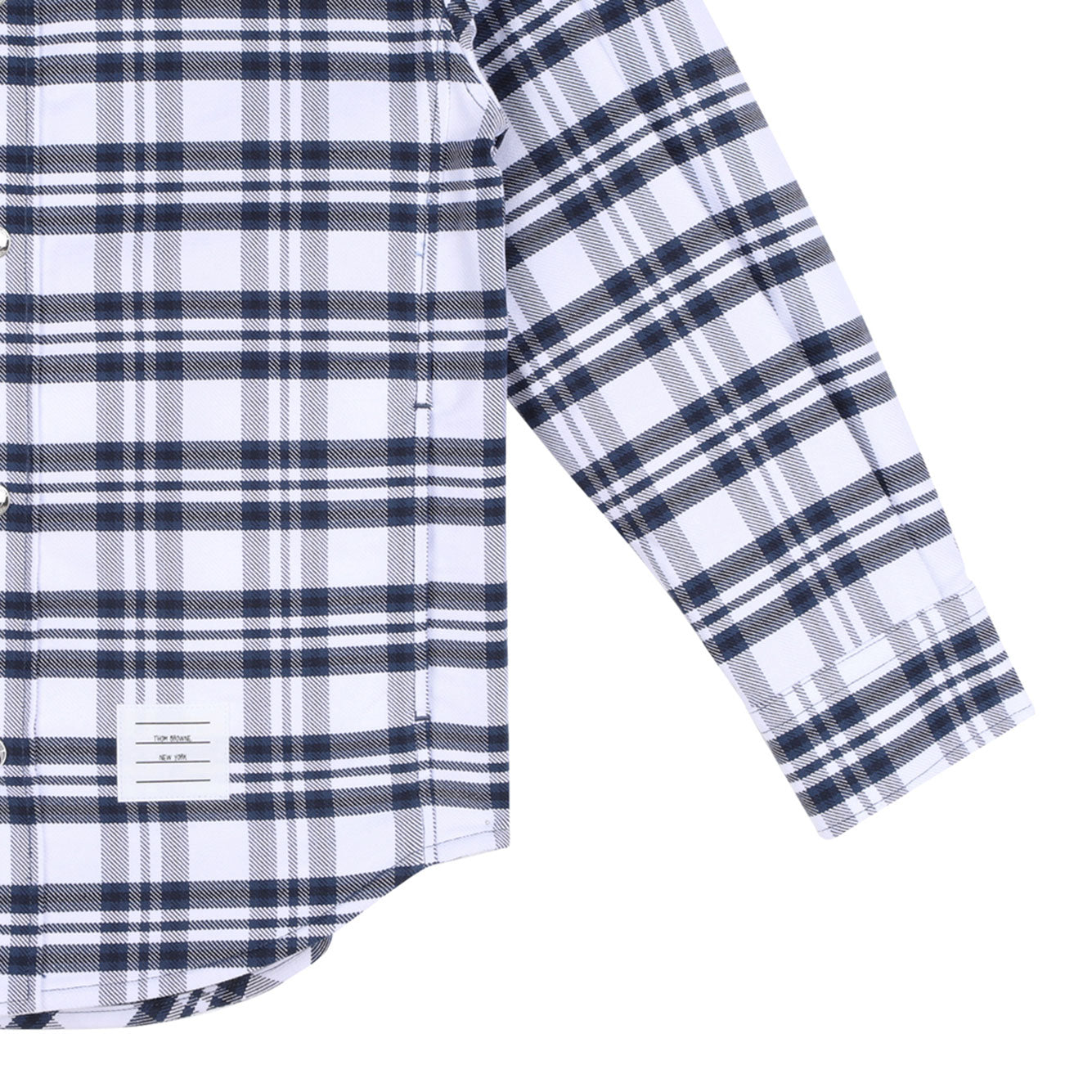 THOM BROWNE Stylish Cotton Shirt for Boys - Mini Fit
