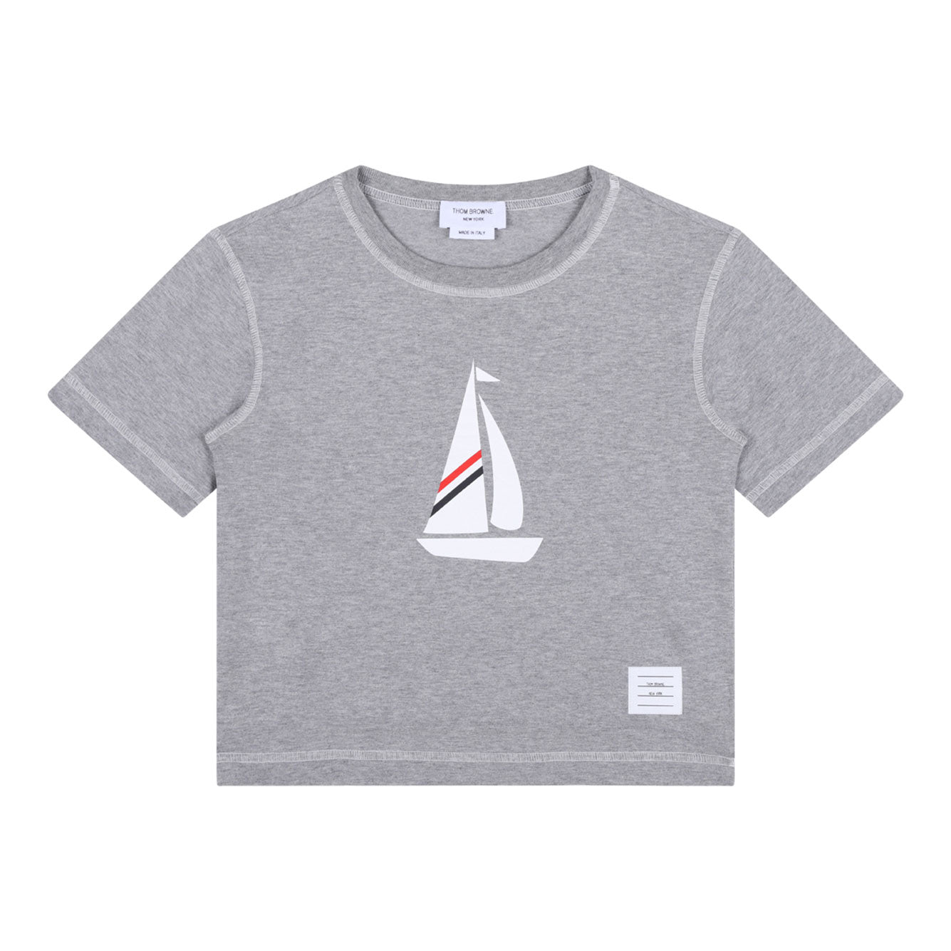 THOM BROWNE KIDS Kids Mini Cotton T-Shirt