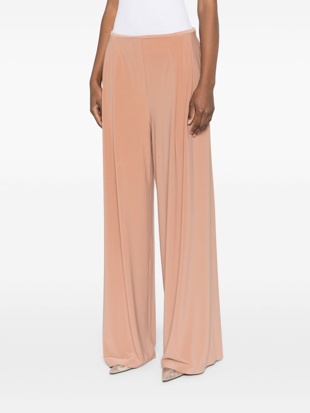 NORMA KAMALI Wide Leg Trousers for Women - High-Waisted Elegance