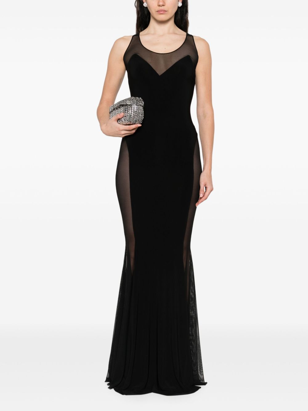 NORMA KAMALI Sleeveless Scoop Neck Mini Dress