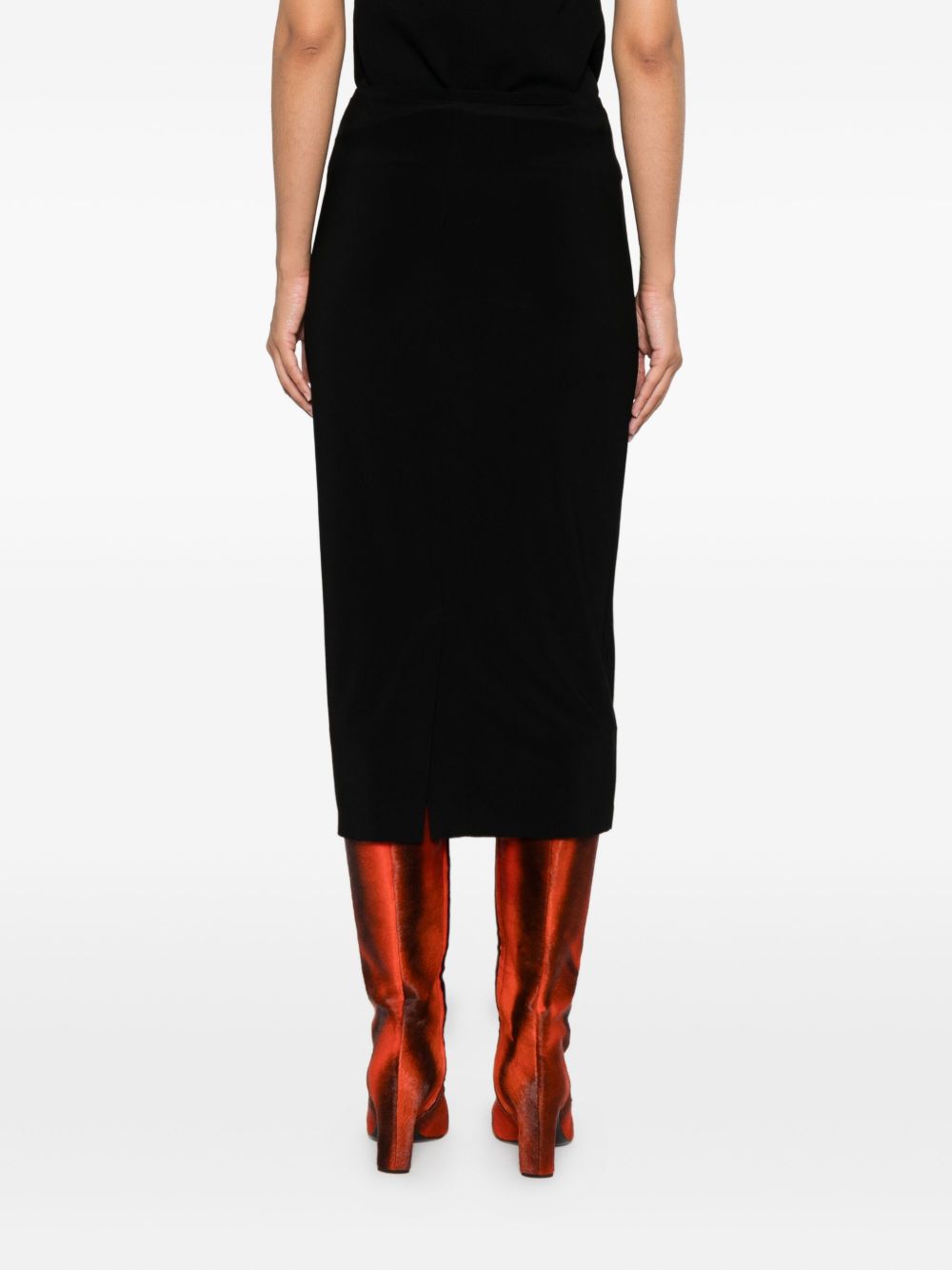 NORMA KAMALI MIDI PENCIL SKIRT