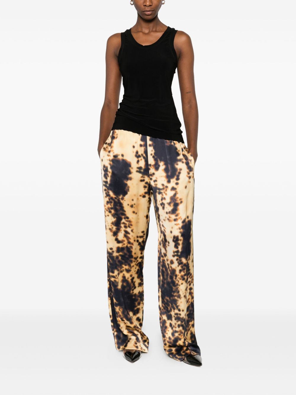 NORMA KAMALI Sleeveless Fitted Bodice Top for Women