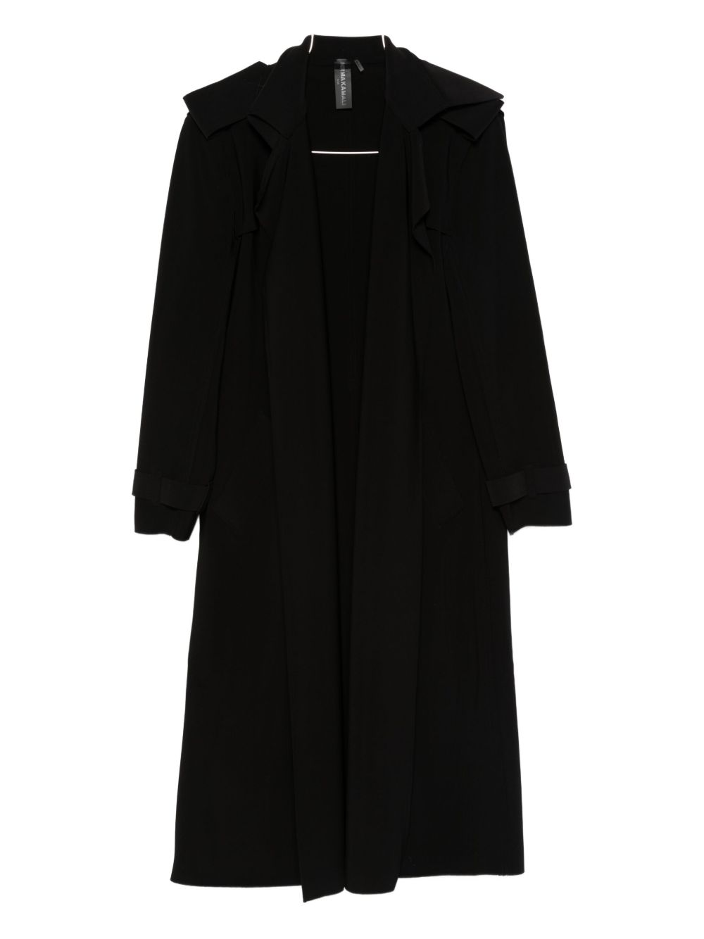NORMA KAMALI Oversized Trench Jacket with Tie Detail Belt for Women